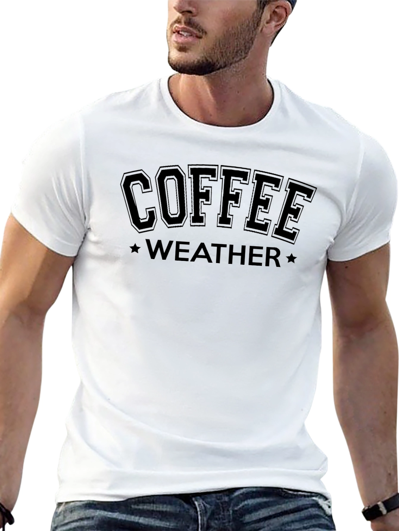 Coffee Weather Graphic Tee - Unisex Cotton T-Shirt