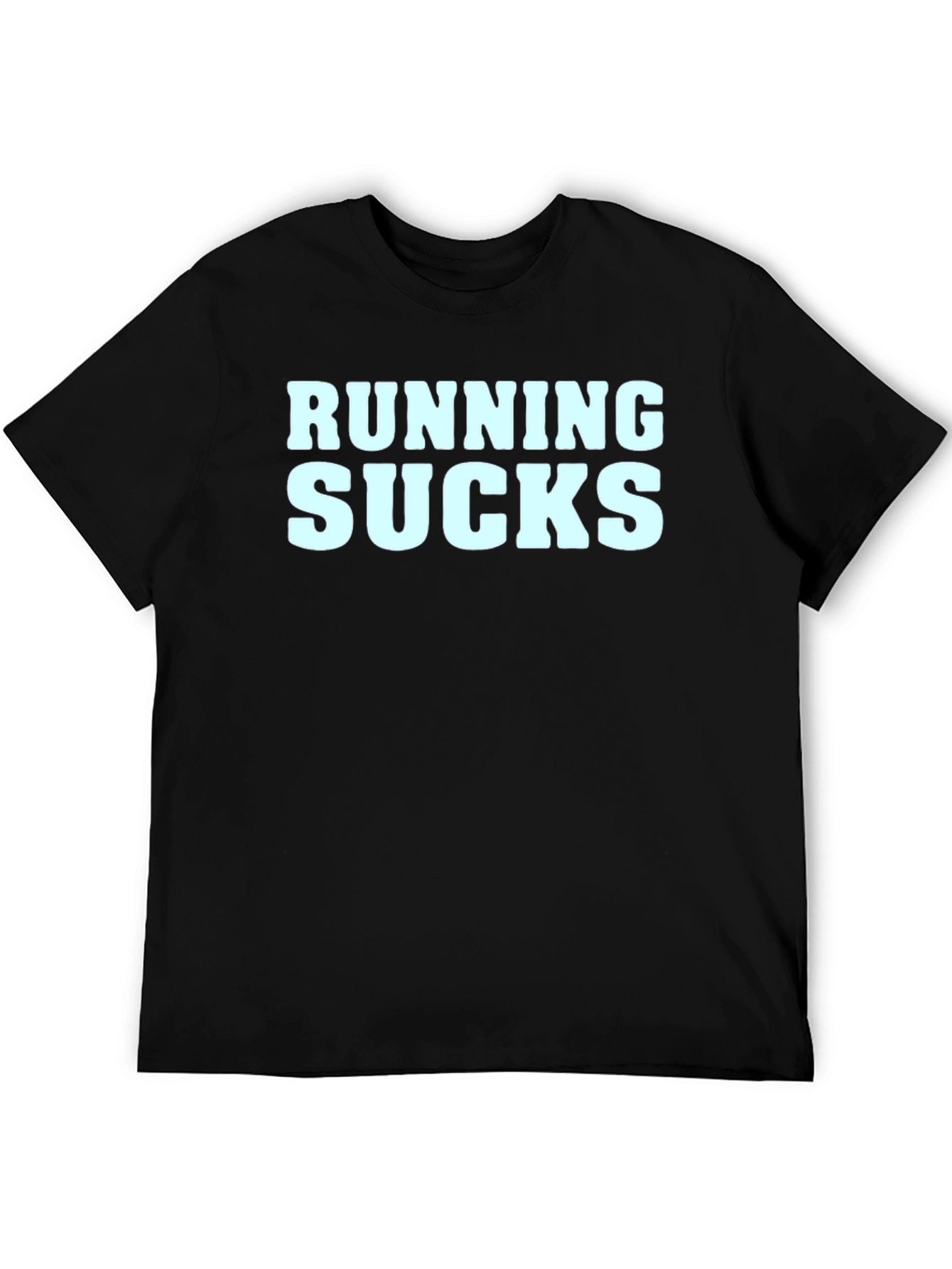Funny Running Sucks Graphic T-Shirt