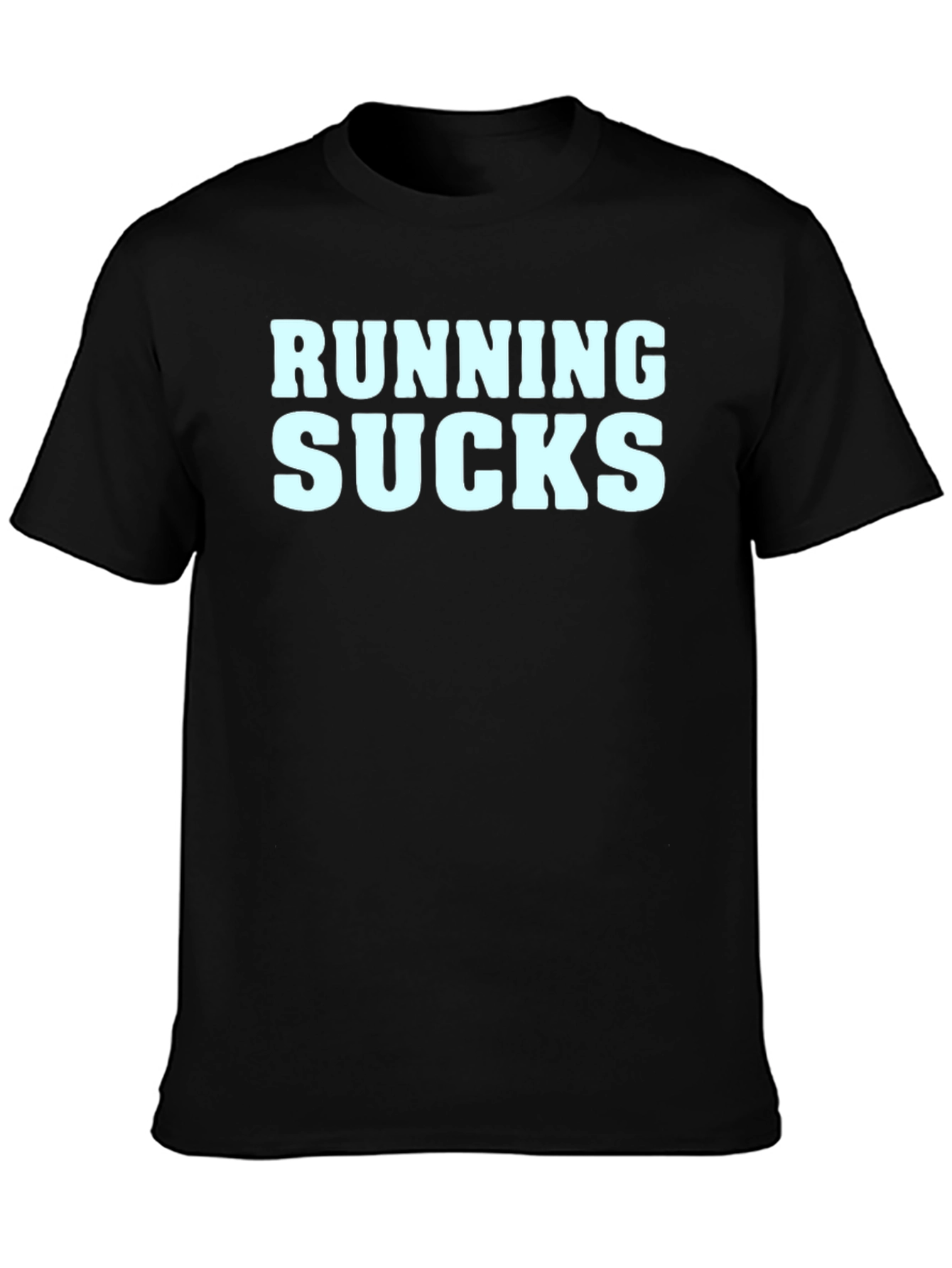 Funny Running Sucks Graphic T-Shirt