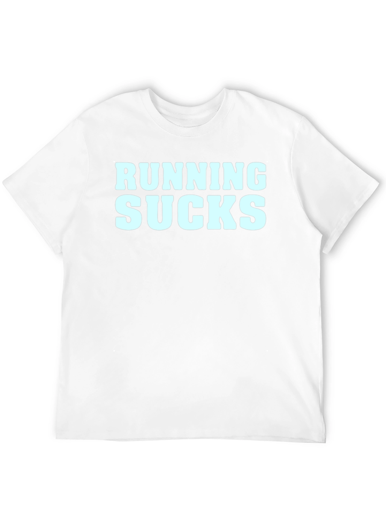 Funny Running Sucks Graphic T-Shirt
