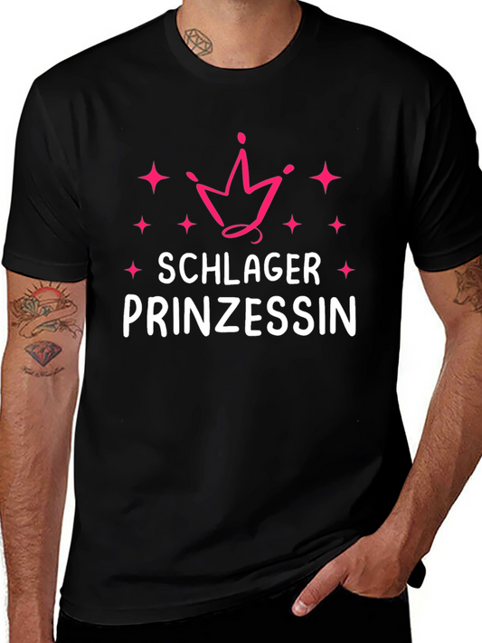 Schlager Prinzessin Black T-Shirt