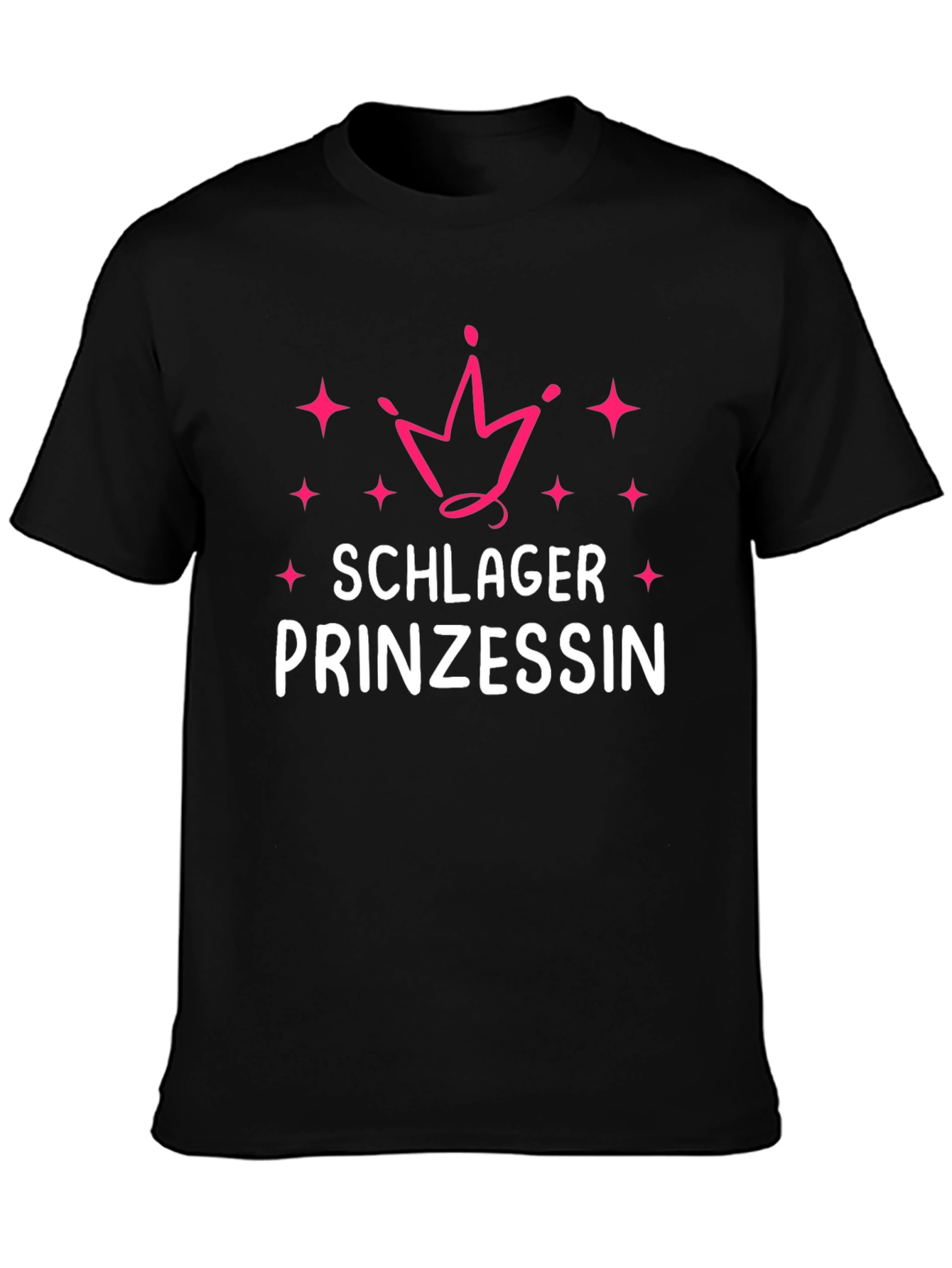Schlager Prinzessin Black T-Shirt