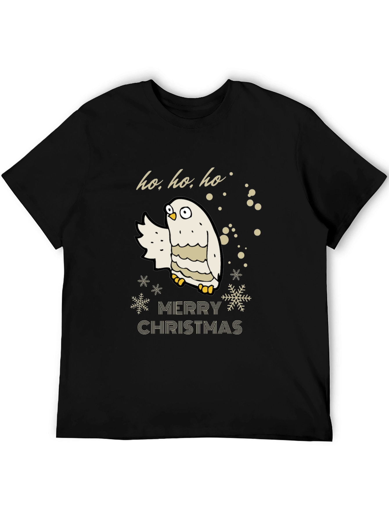 Ho Ho Ho Owl Christmas T-Shirt