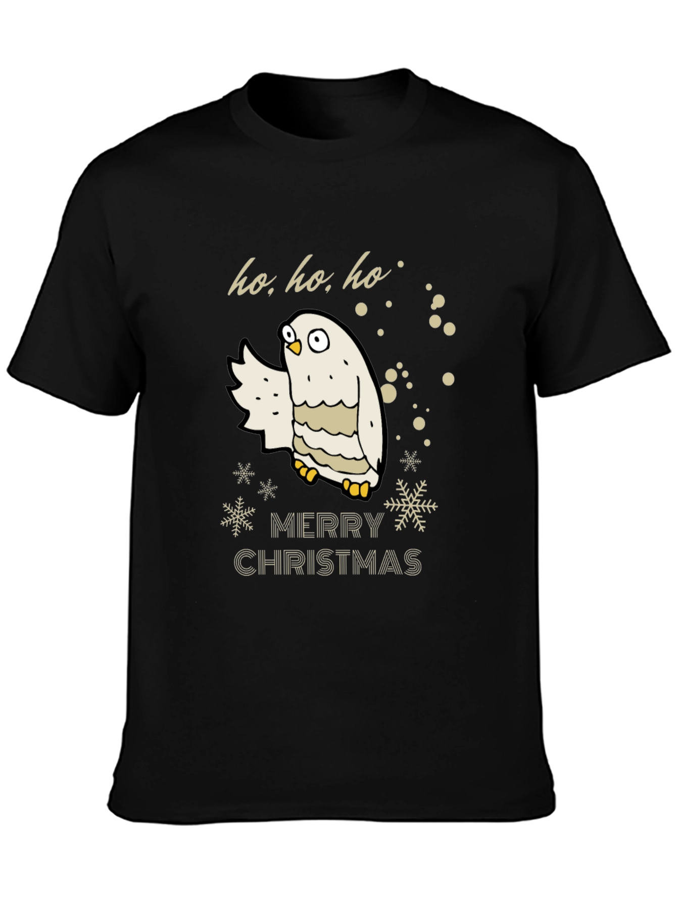 Ho Ho Ho Owl Christmas T-Shirt