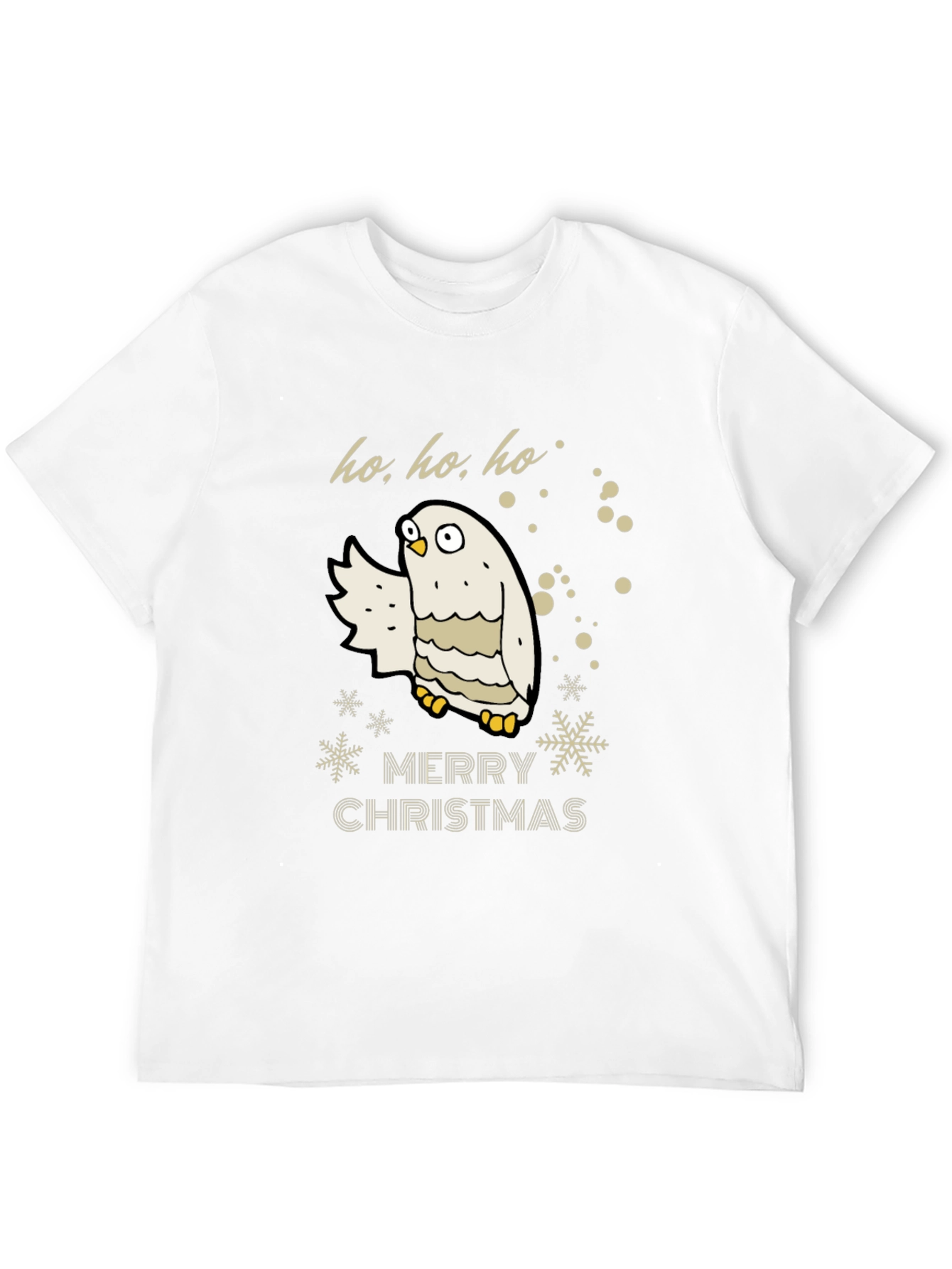 Ho Ho Ho Owl Christmas T-Shirt