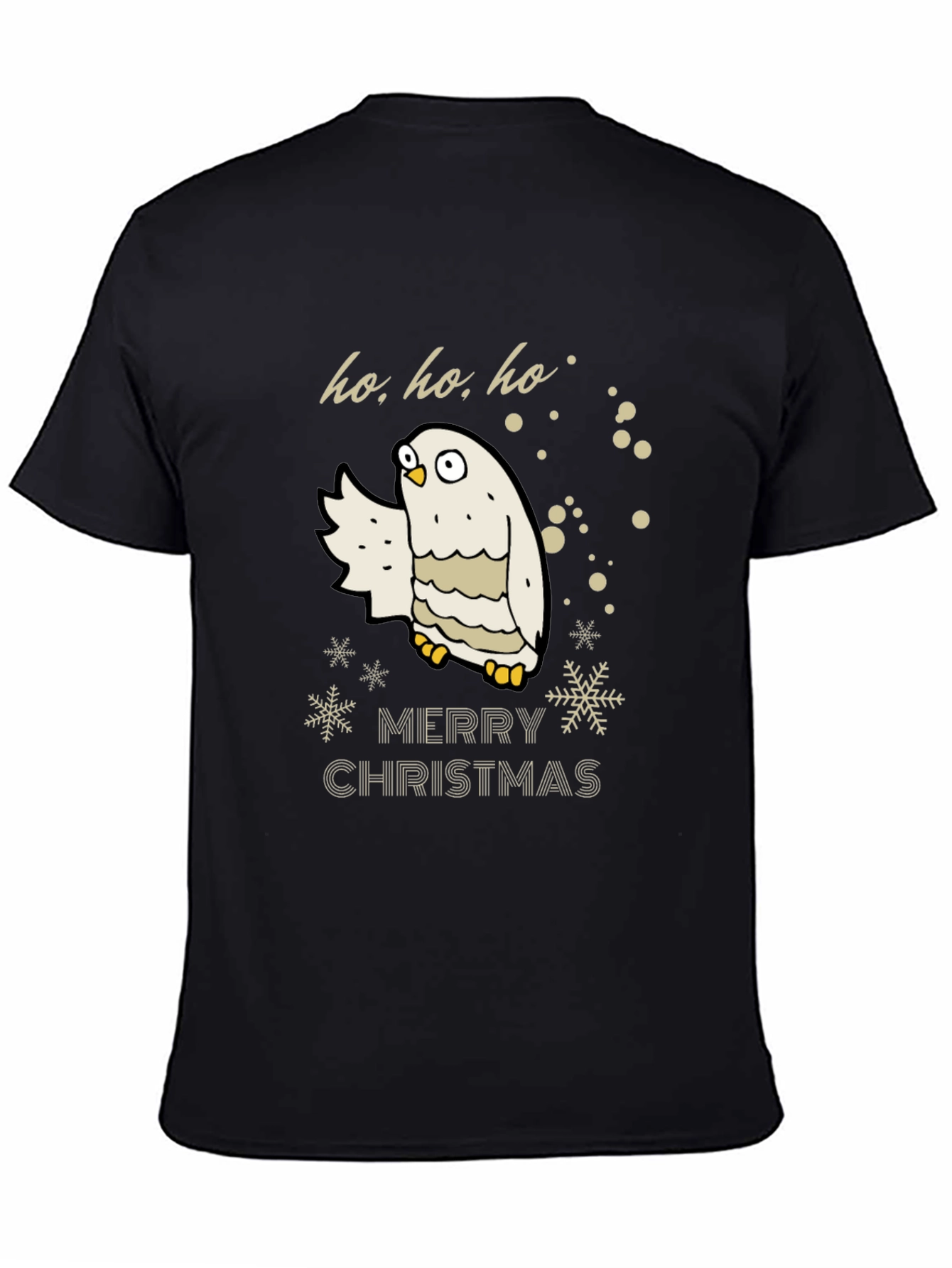 Ho Ho Ho Owl Christmas T-Shirt