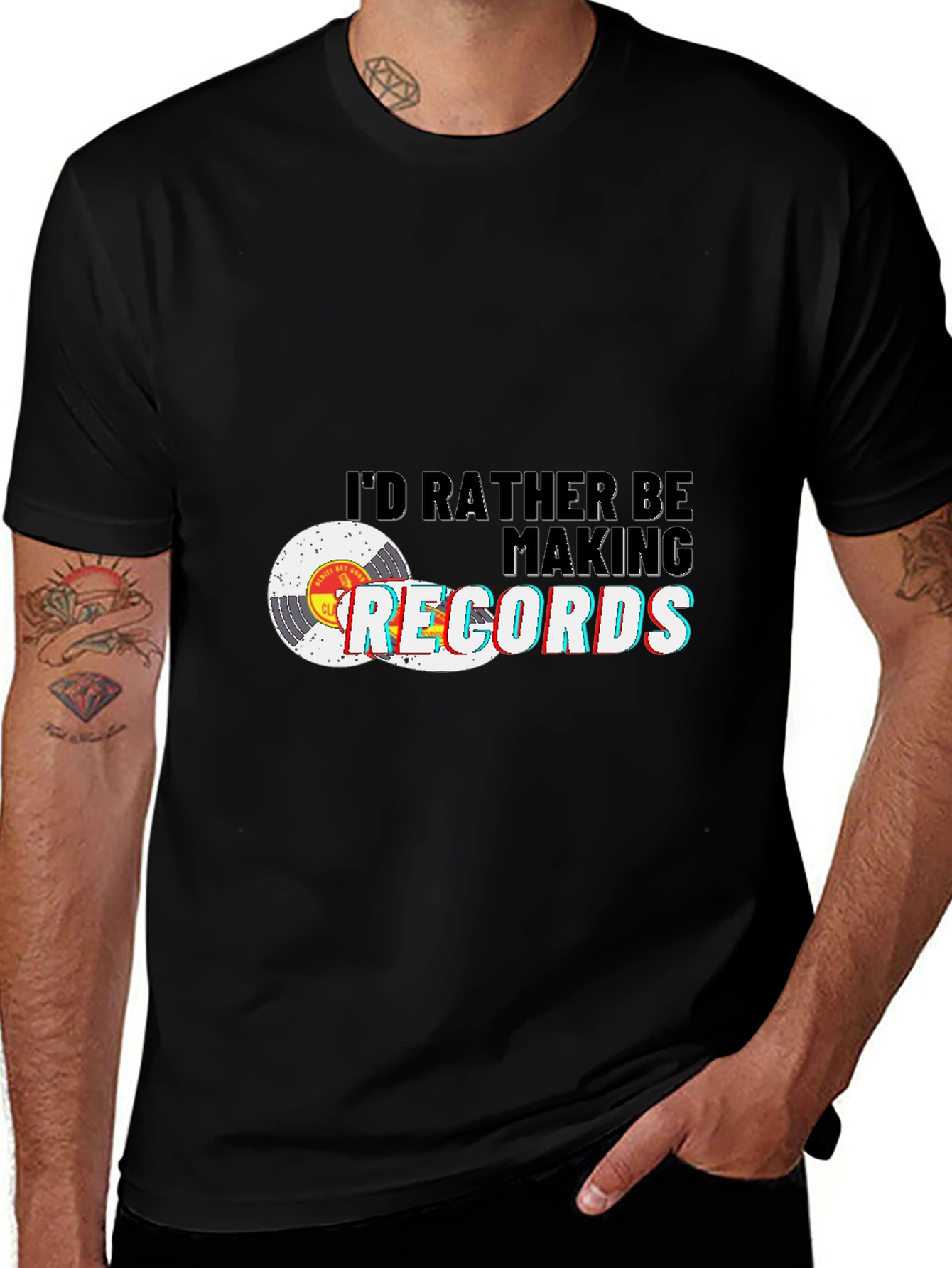 Id Rather Be Making Records T-Shirt