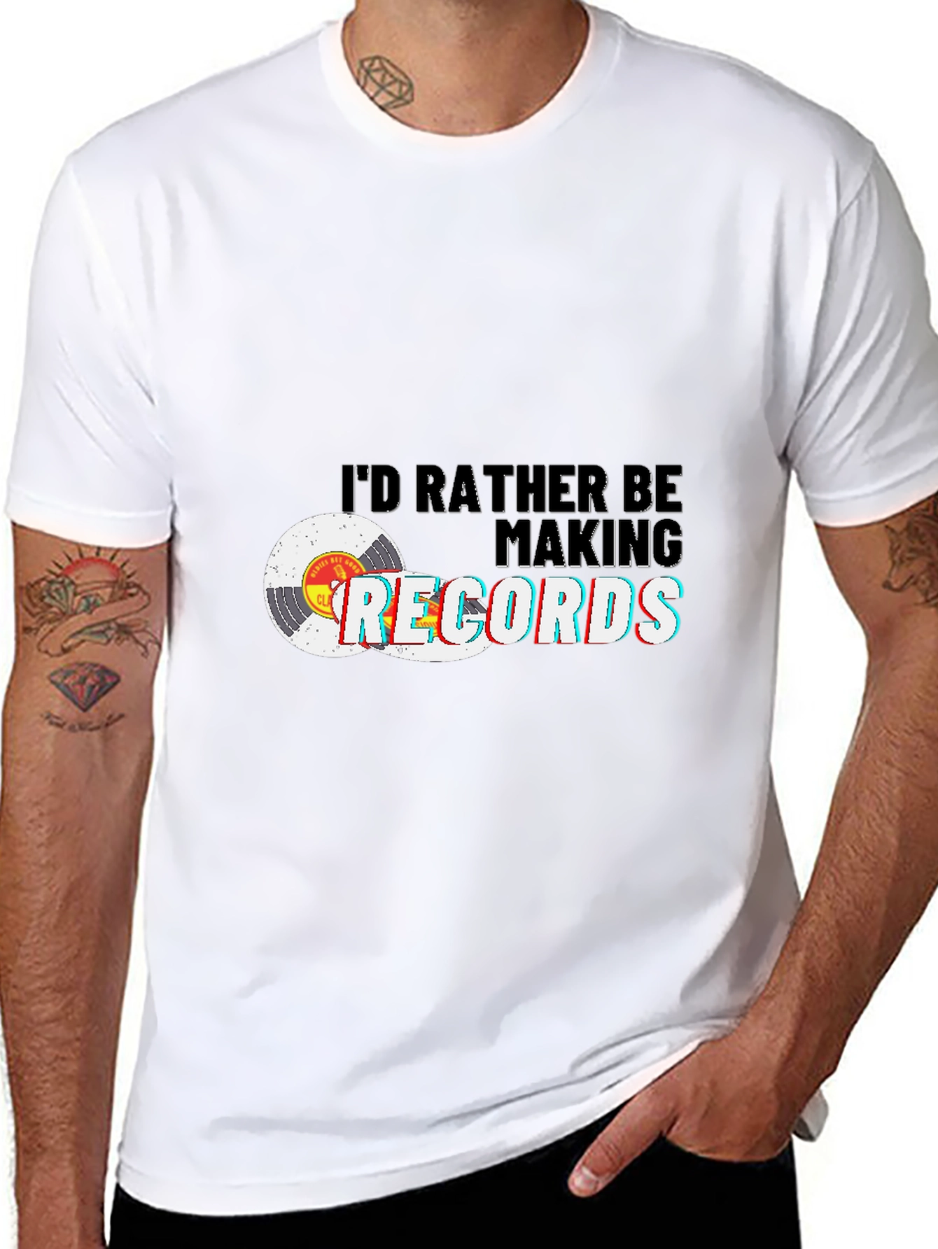 Id Rather Be Making Records T-Shirt