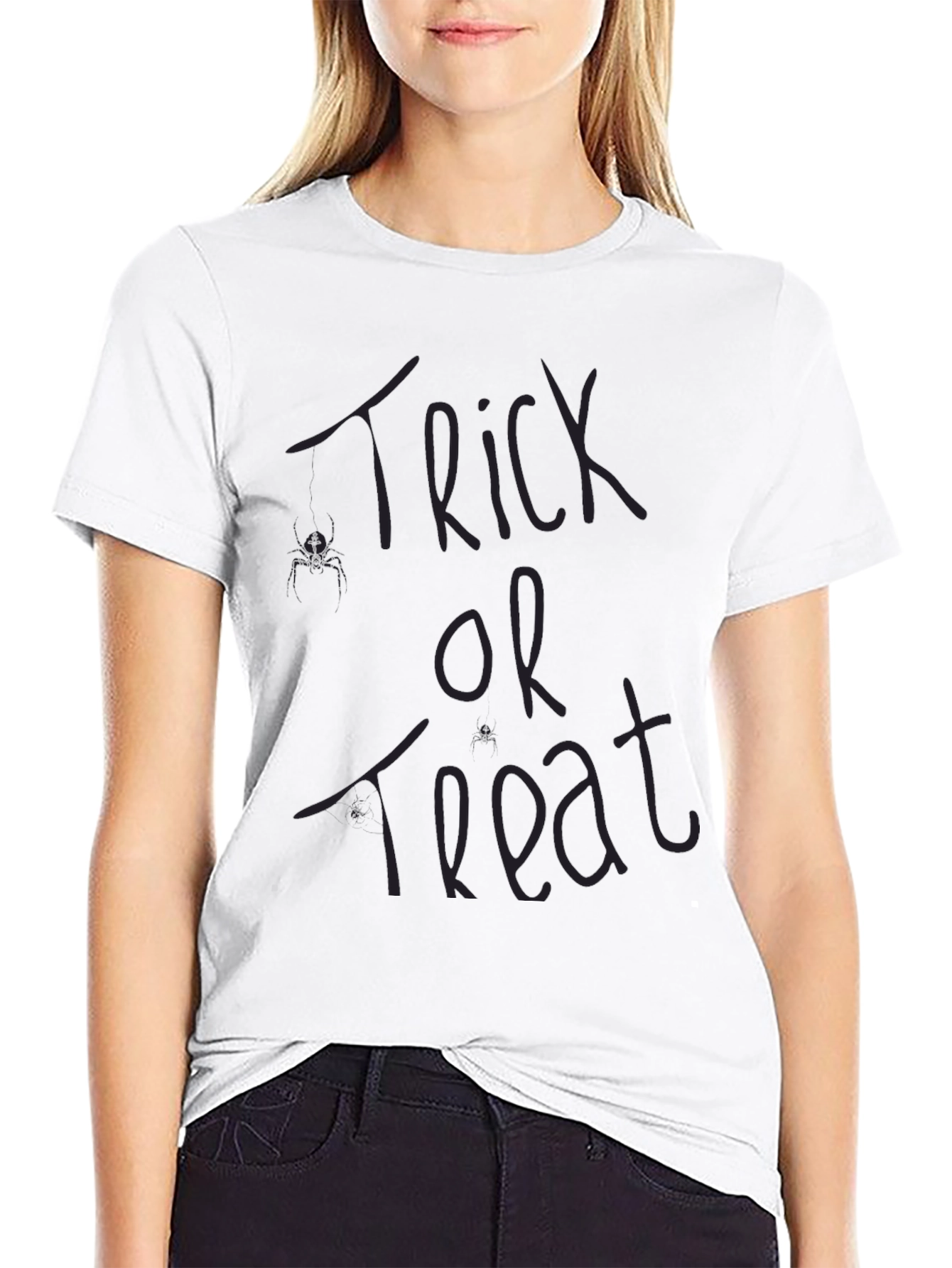 Trick or Treat Crew Neck T-Shirt