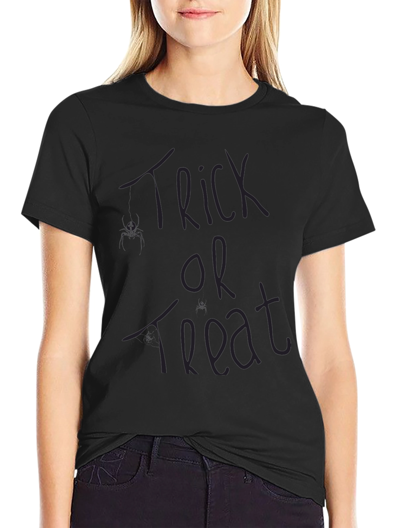 Trick or Treat Crew Neck T-Shirt