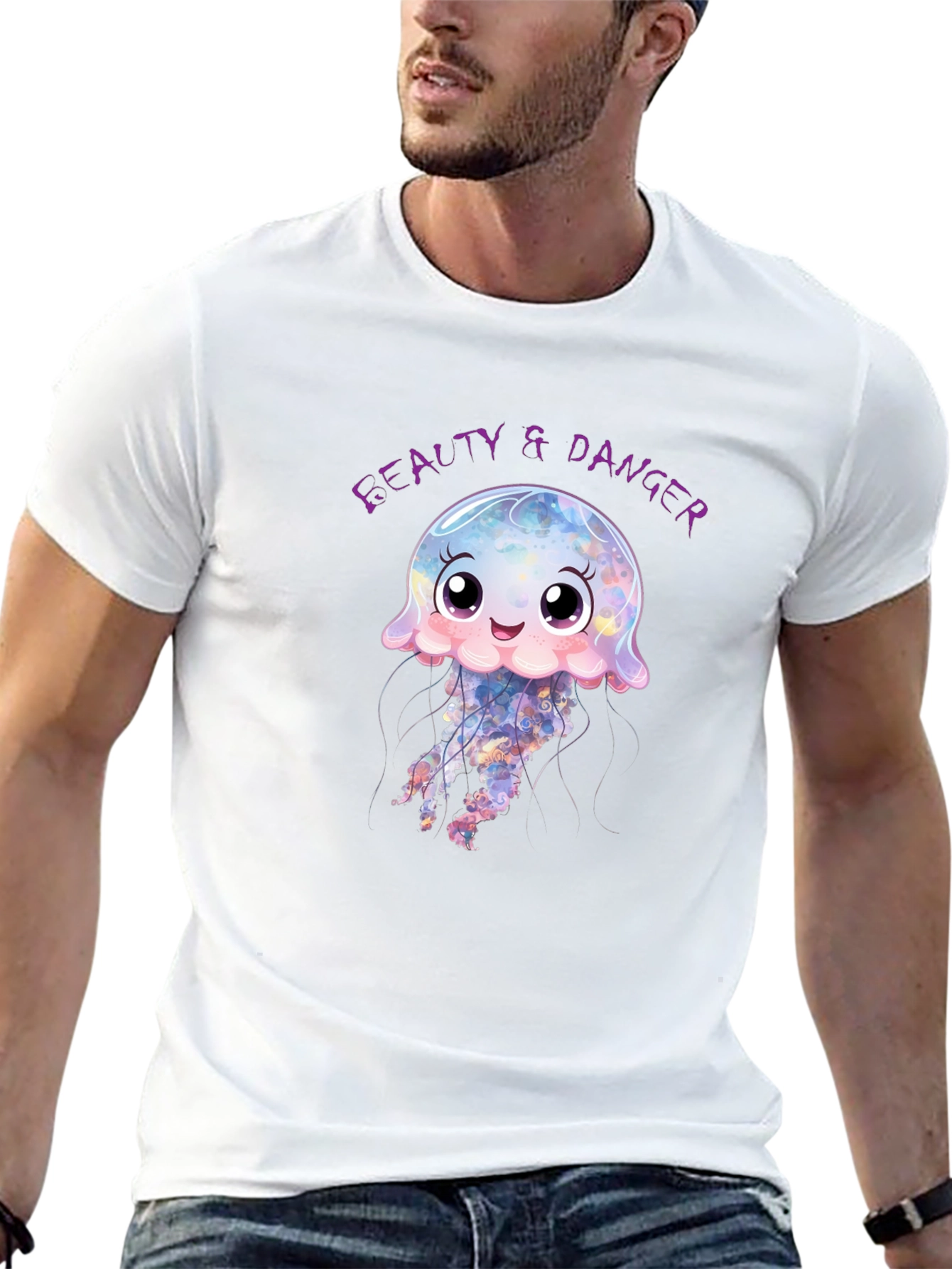 Beauty and Danger Jellyfish Graphic Tee