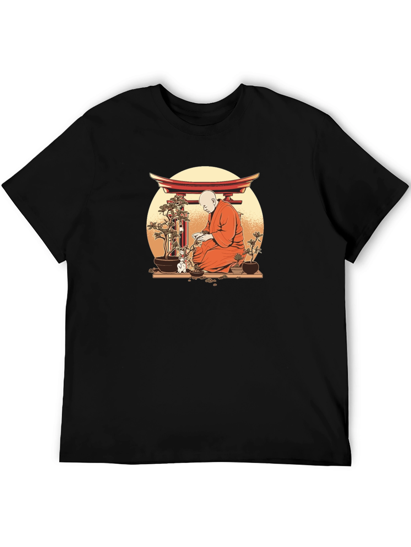 Zen Monk Bonsai T-Shirt