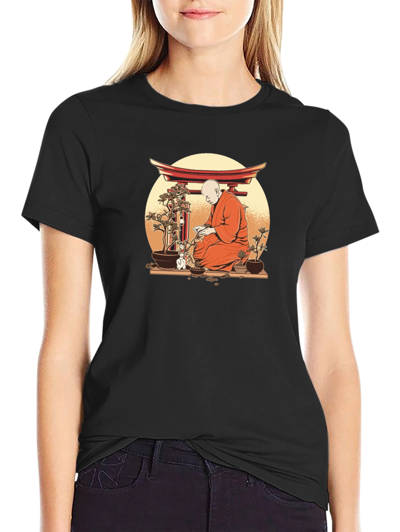 Zen Monk Bonsai T-Shirt