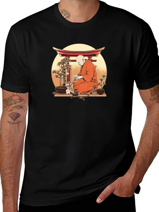 Zen Monk Bonsai T-Shirt