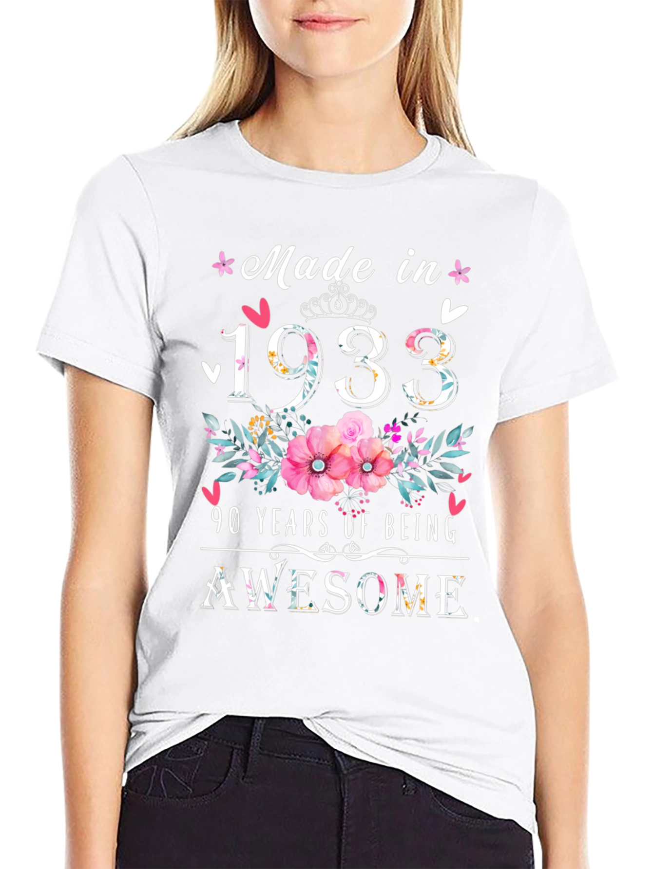 Made in 1933 90th Birthday T-Shirt