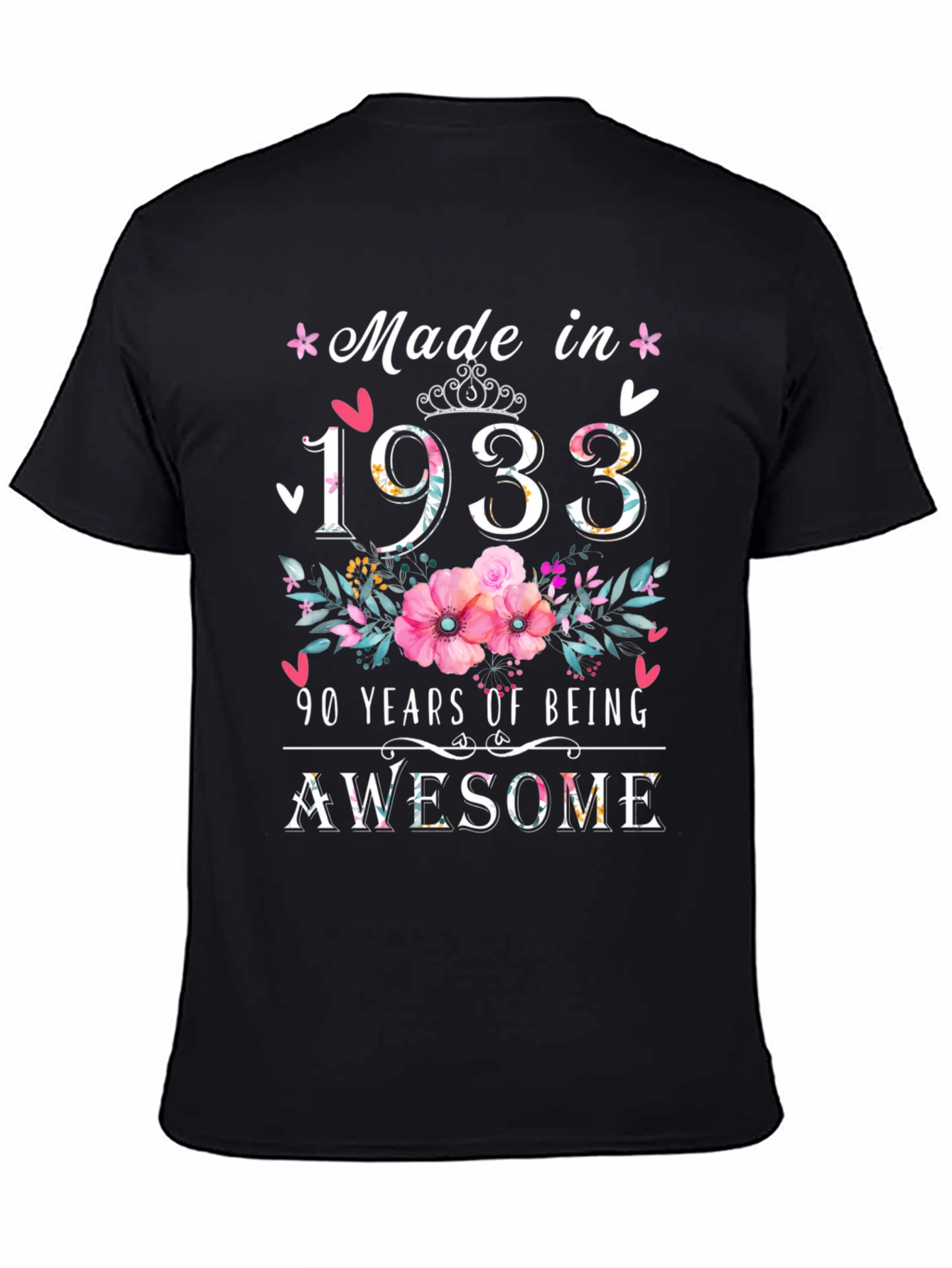 Made in 1933 90th Birthday T-Shirt