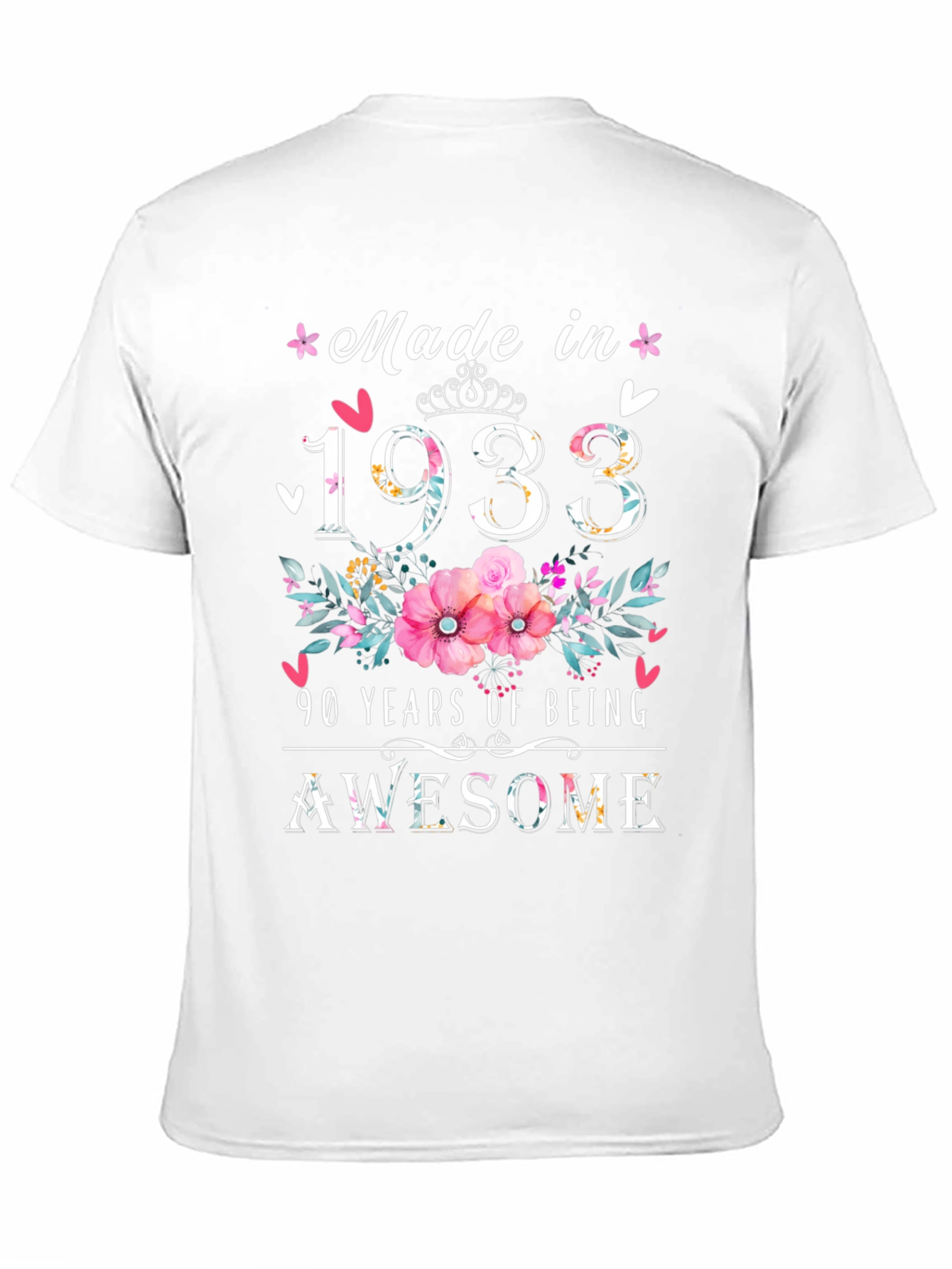 Made in 1933 90th Birthday T-Shirt