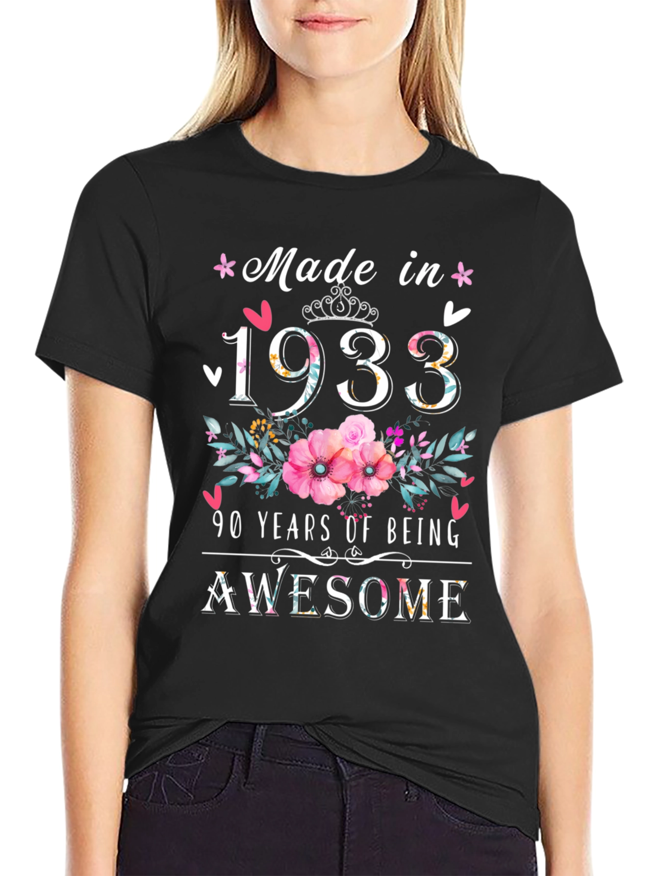 Made in 1933 90th Birthday T-Shirt