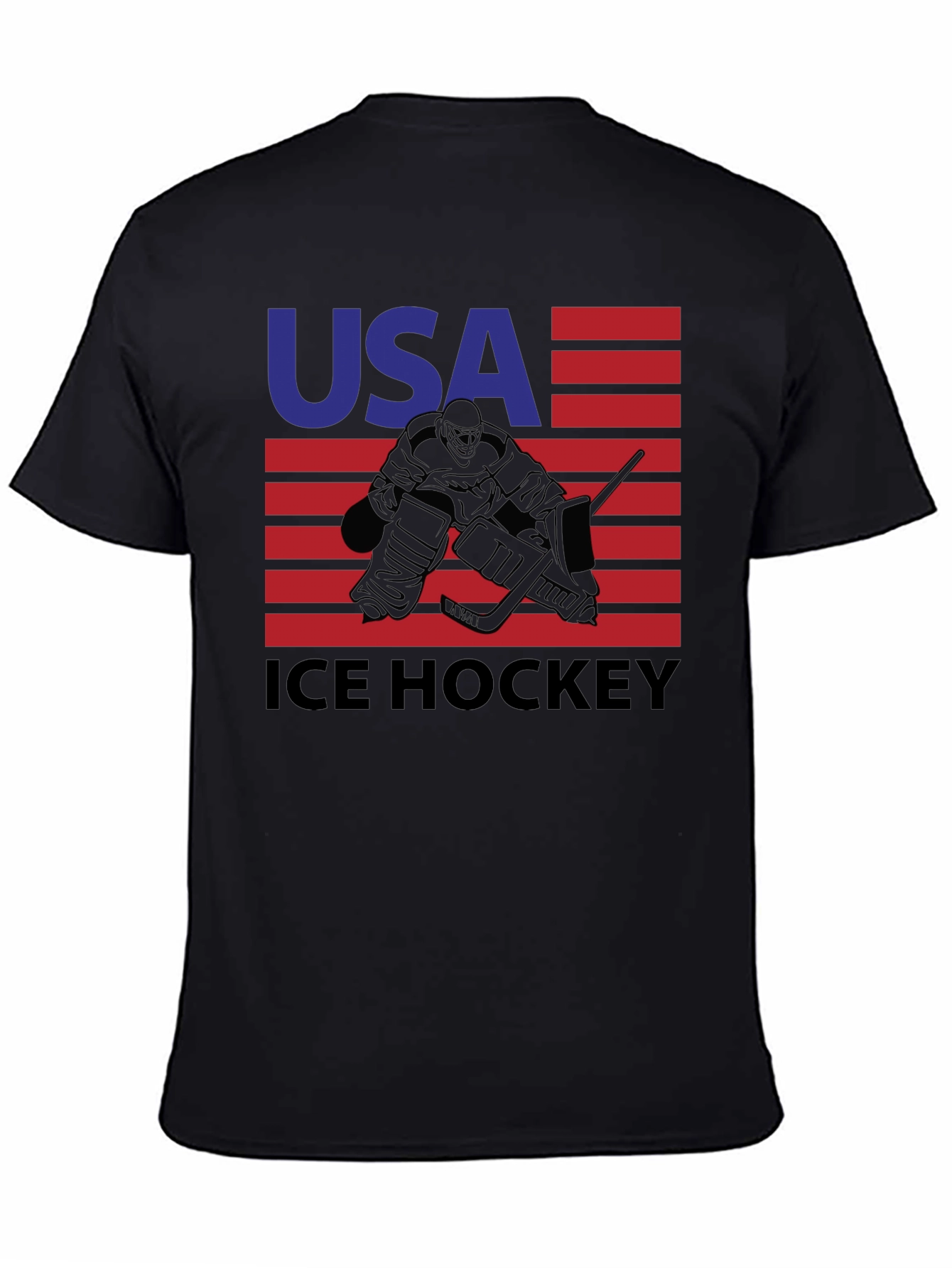 USA Ice Hockey Graphic Tee - Patriotic Sportswear