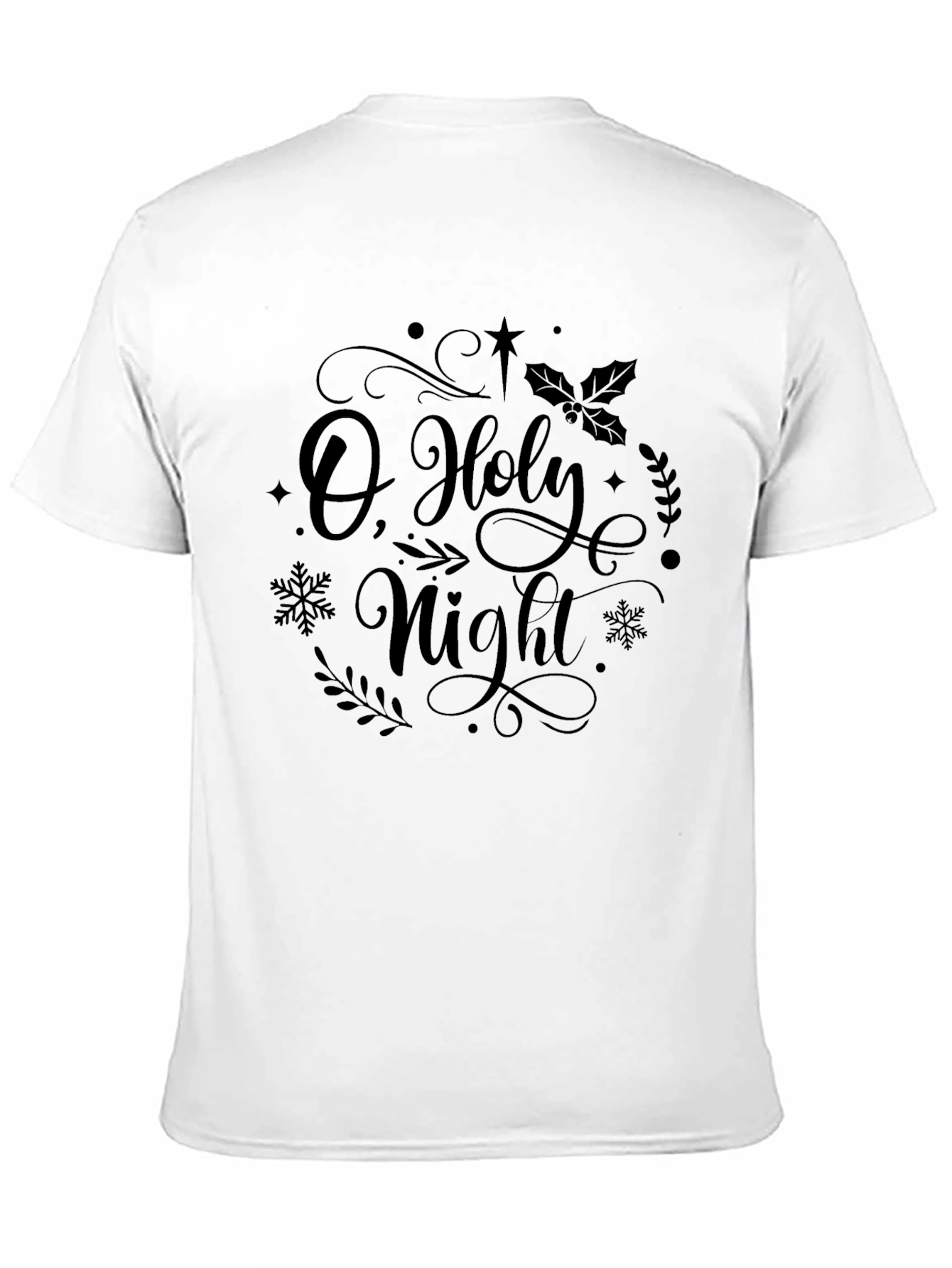 O Holy Night Black T-Shirt