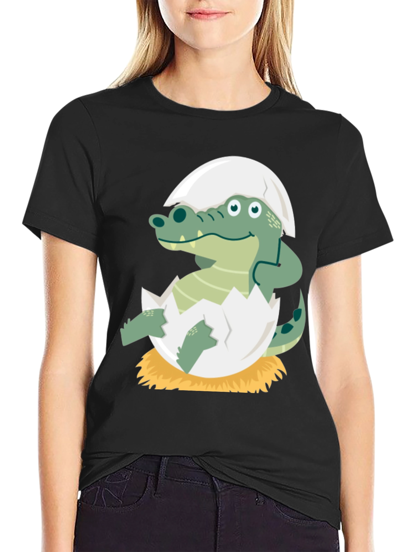 Cute Crocodile Hatching T-Shirt