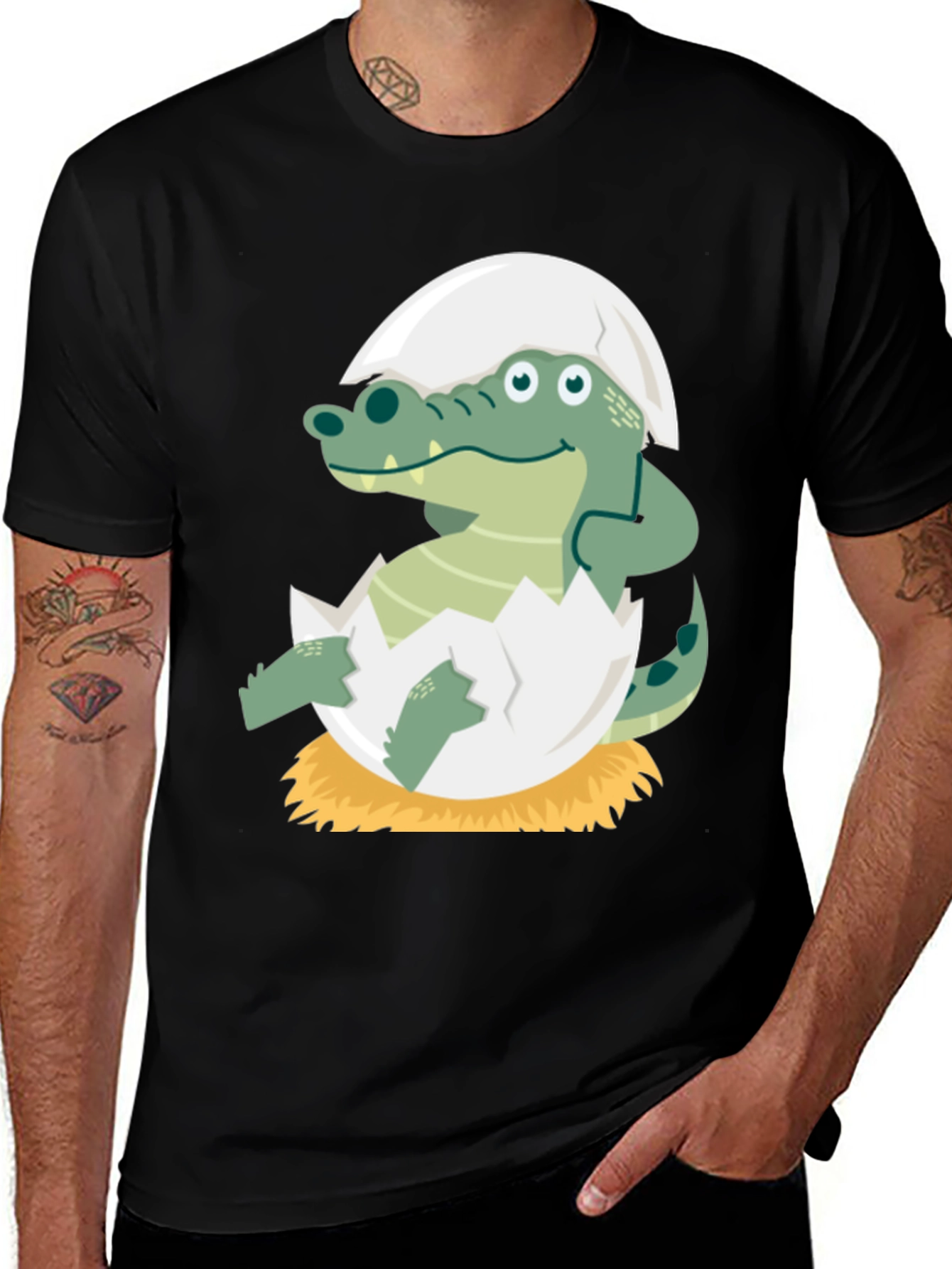 Cute Crocodile Hatching T-Shirt