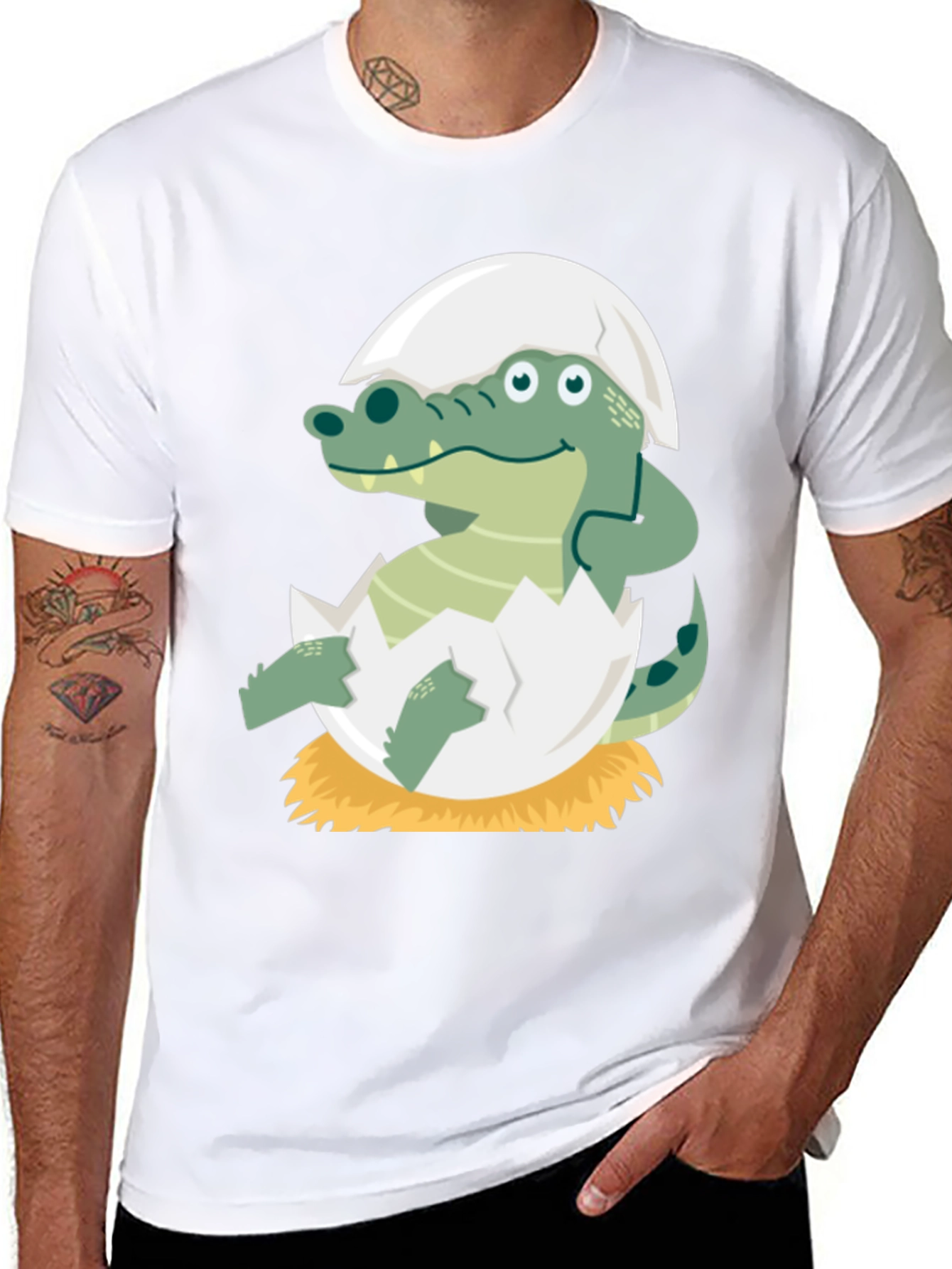 Cute Crocodile Hatching T-Shirt