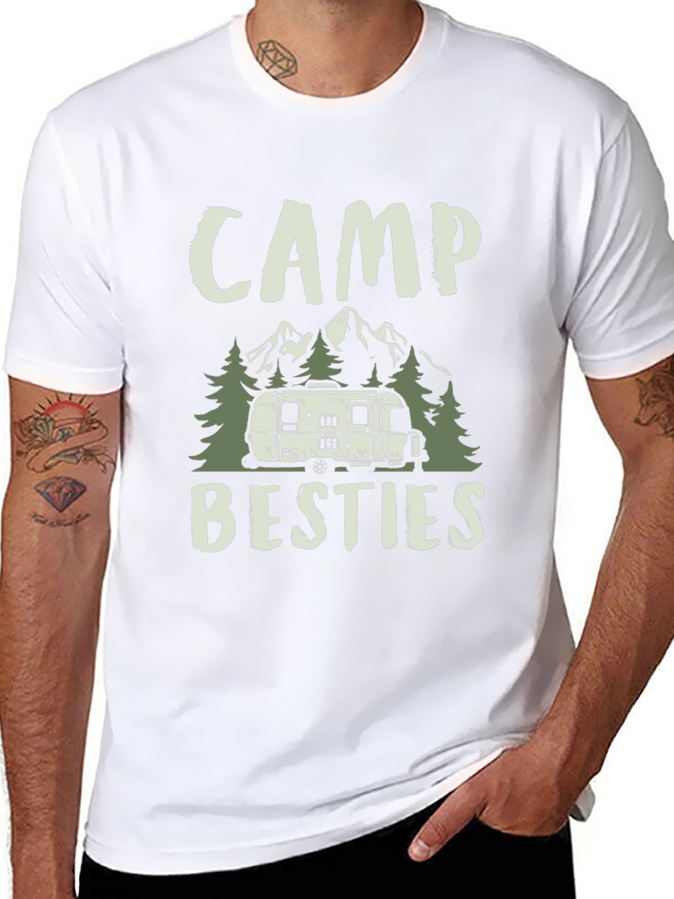 Camp Besties Graphic T-Shirt - Adventure Ready Tee