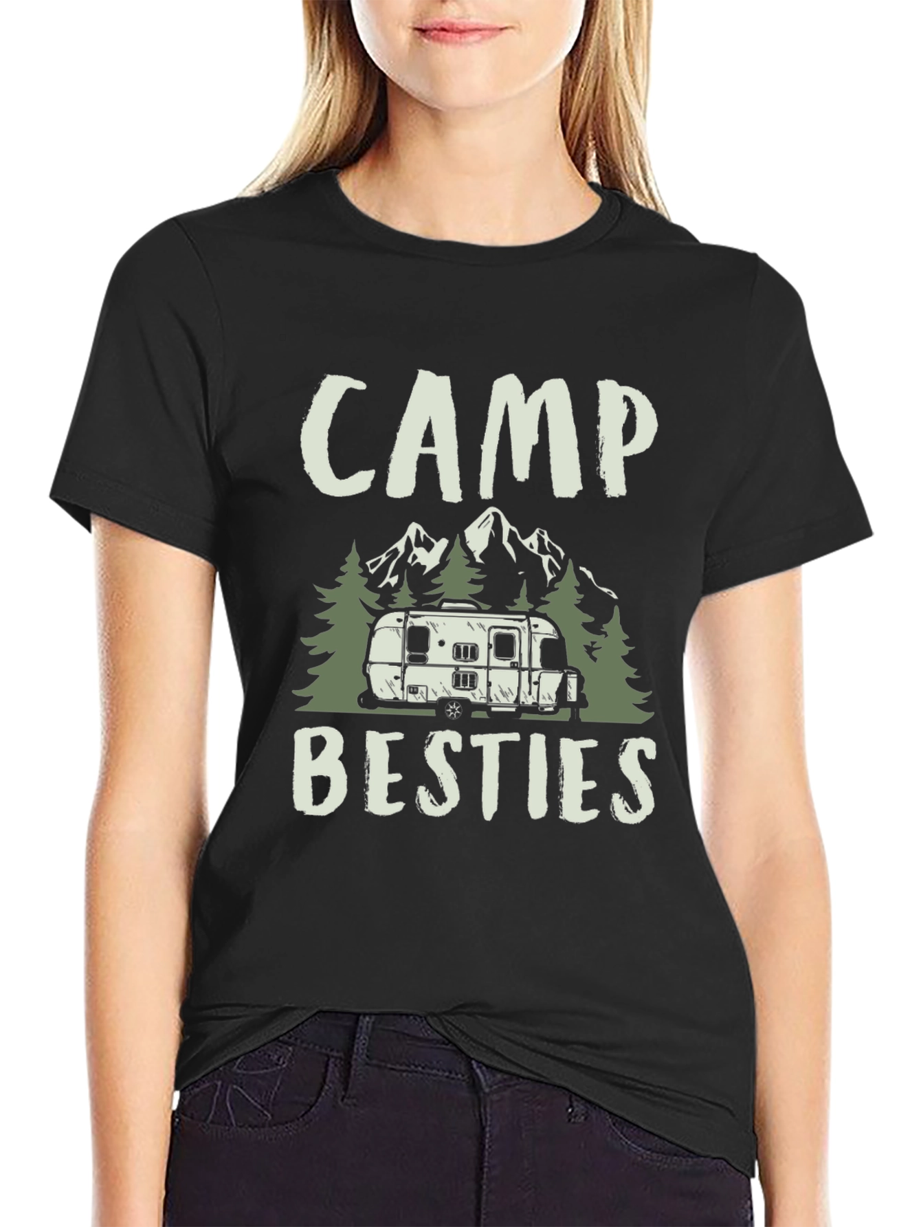 Camp Besties Graphic T-Shirt - Adventure Ready Tee