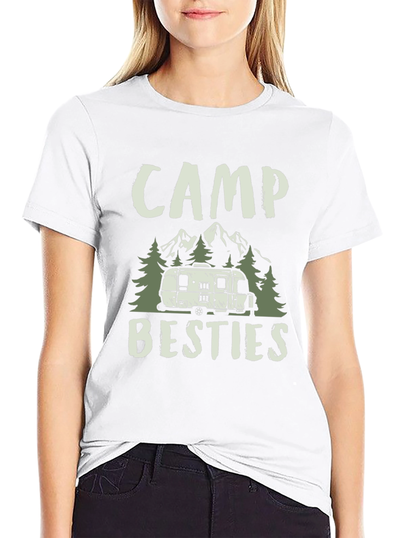 Camp Besties Graphic T-Shirt - Adventure Ready Tee