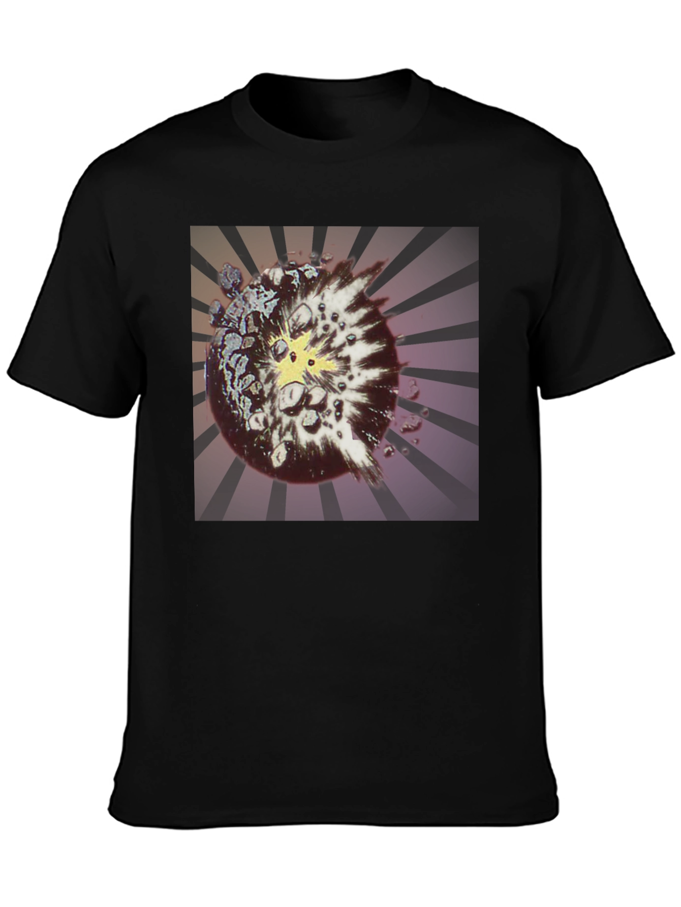 Exploding Planet Graphic T-Shirt