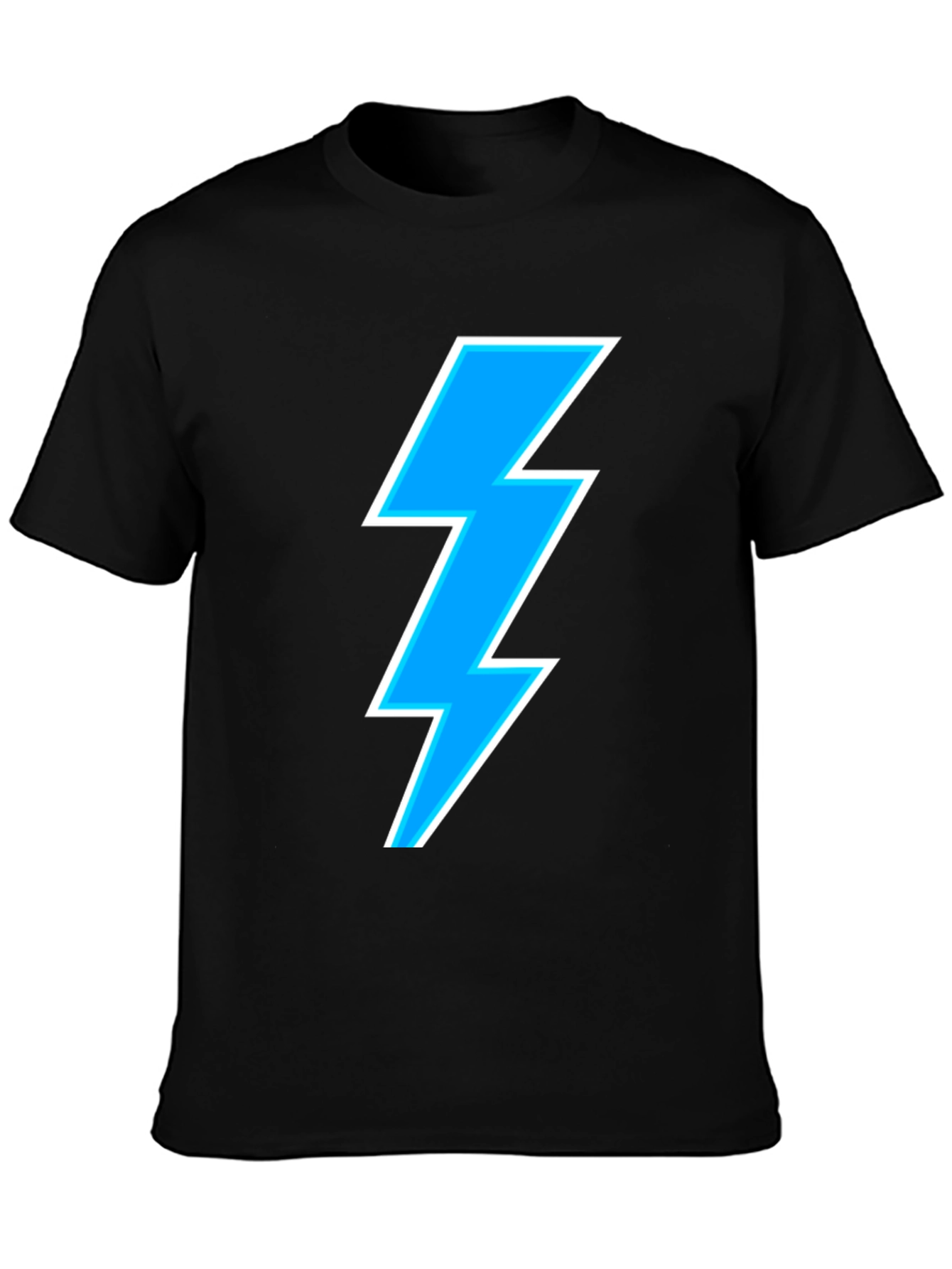 Lightning Bolt Graphic T-Shirt - Modern Design