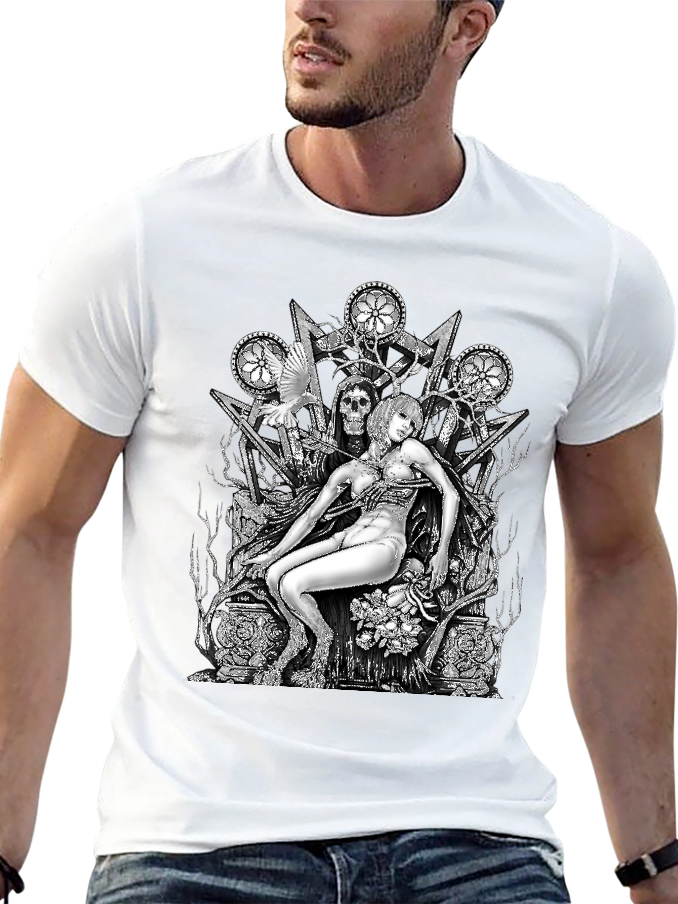 Dark Fantasy Graphic T-Shirt