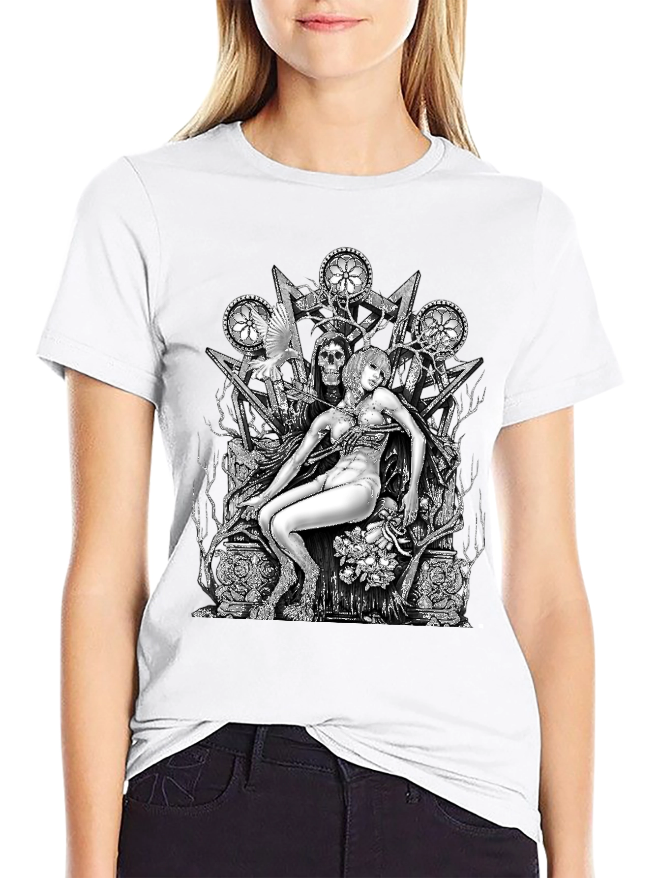 Dark Fantasy Graphic T-Shirt
