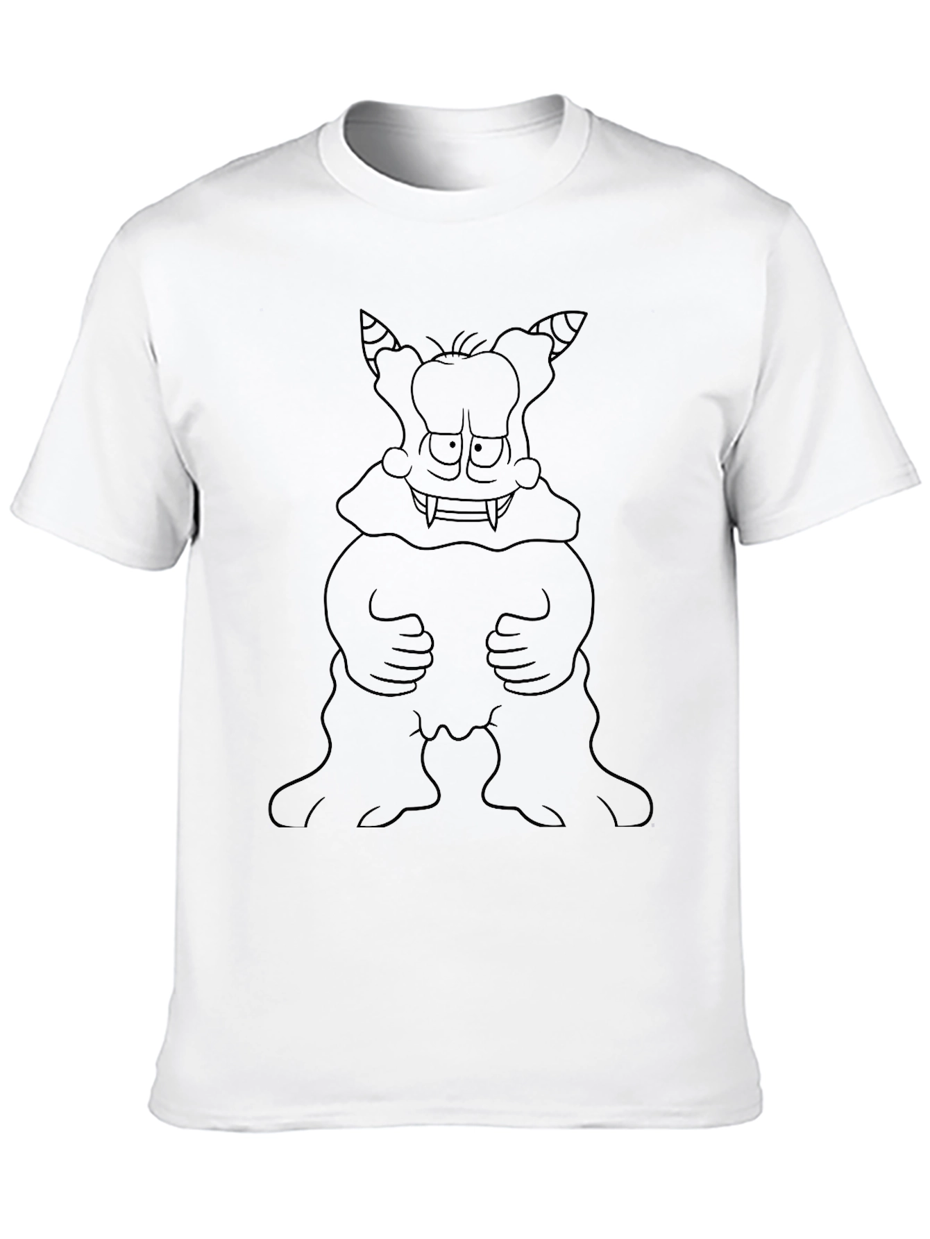 Monster Graphic Black T-Shirt