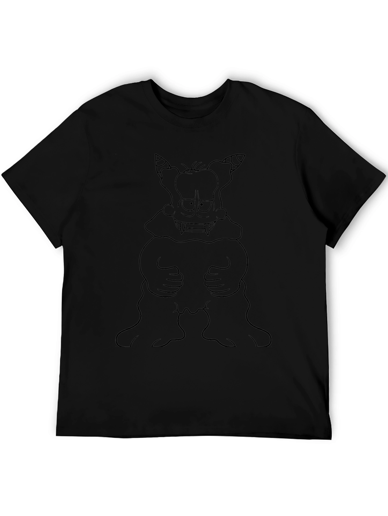 Monster Graphic Black T-Shirt