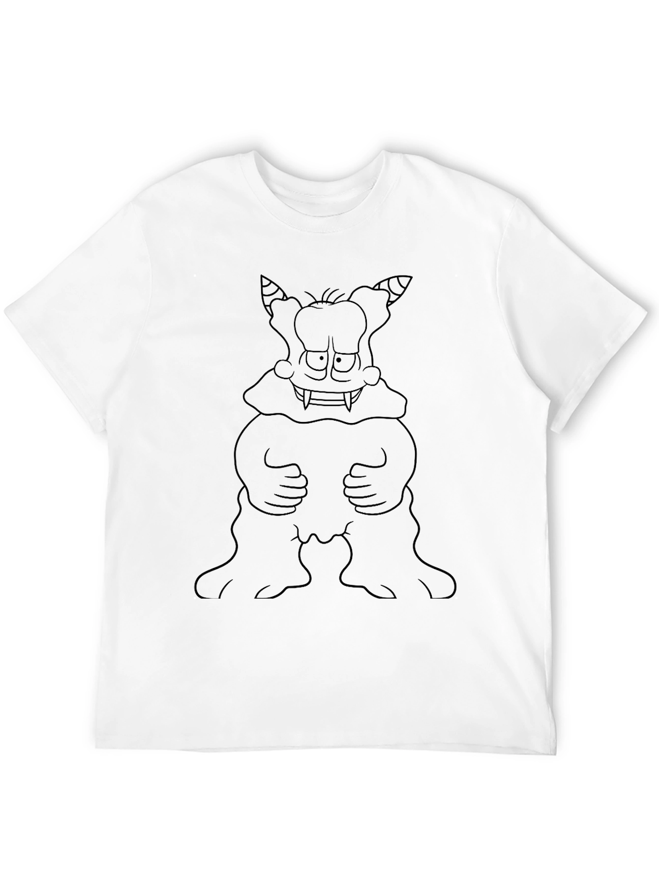 Monster Graphic Black T-Shirt