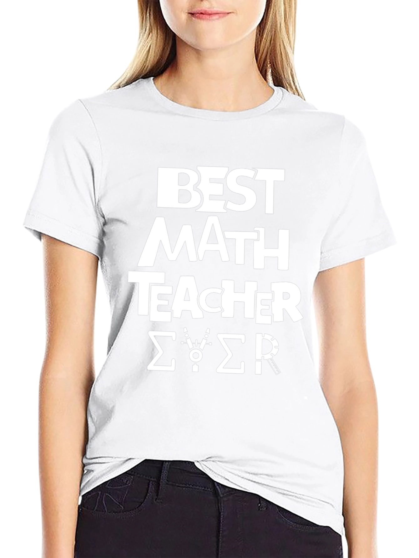 Best Math Teacher Ever Black T-Shirt