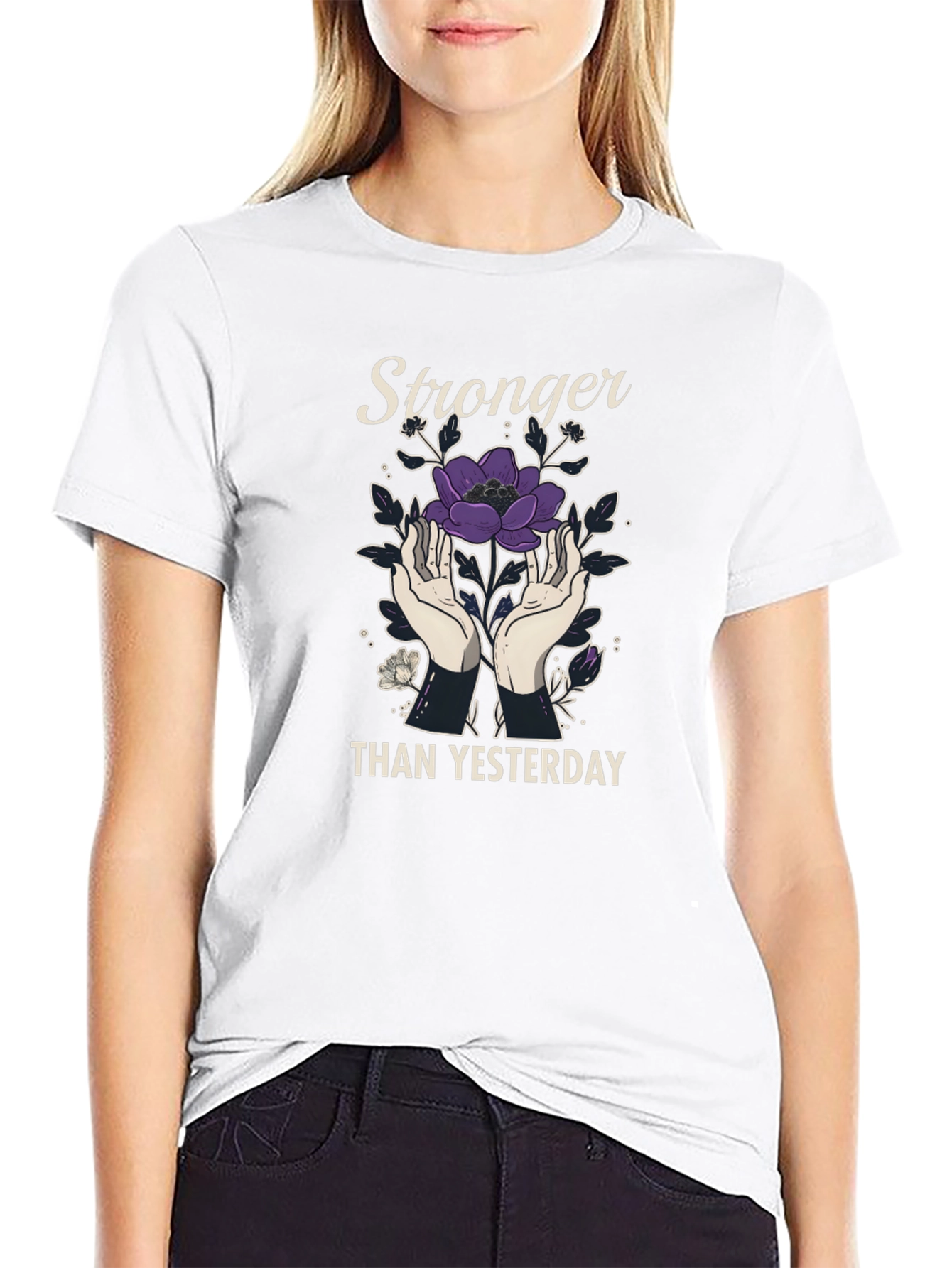 Stronger Than Yesterday Graphic Tee