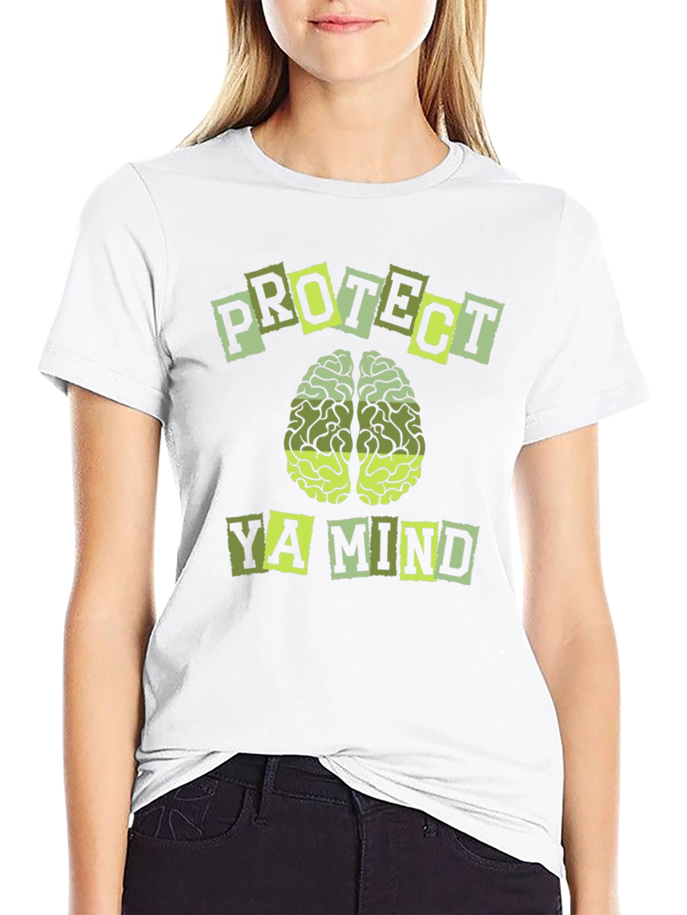 Protect Ya Mind Graphic Tee - Black