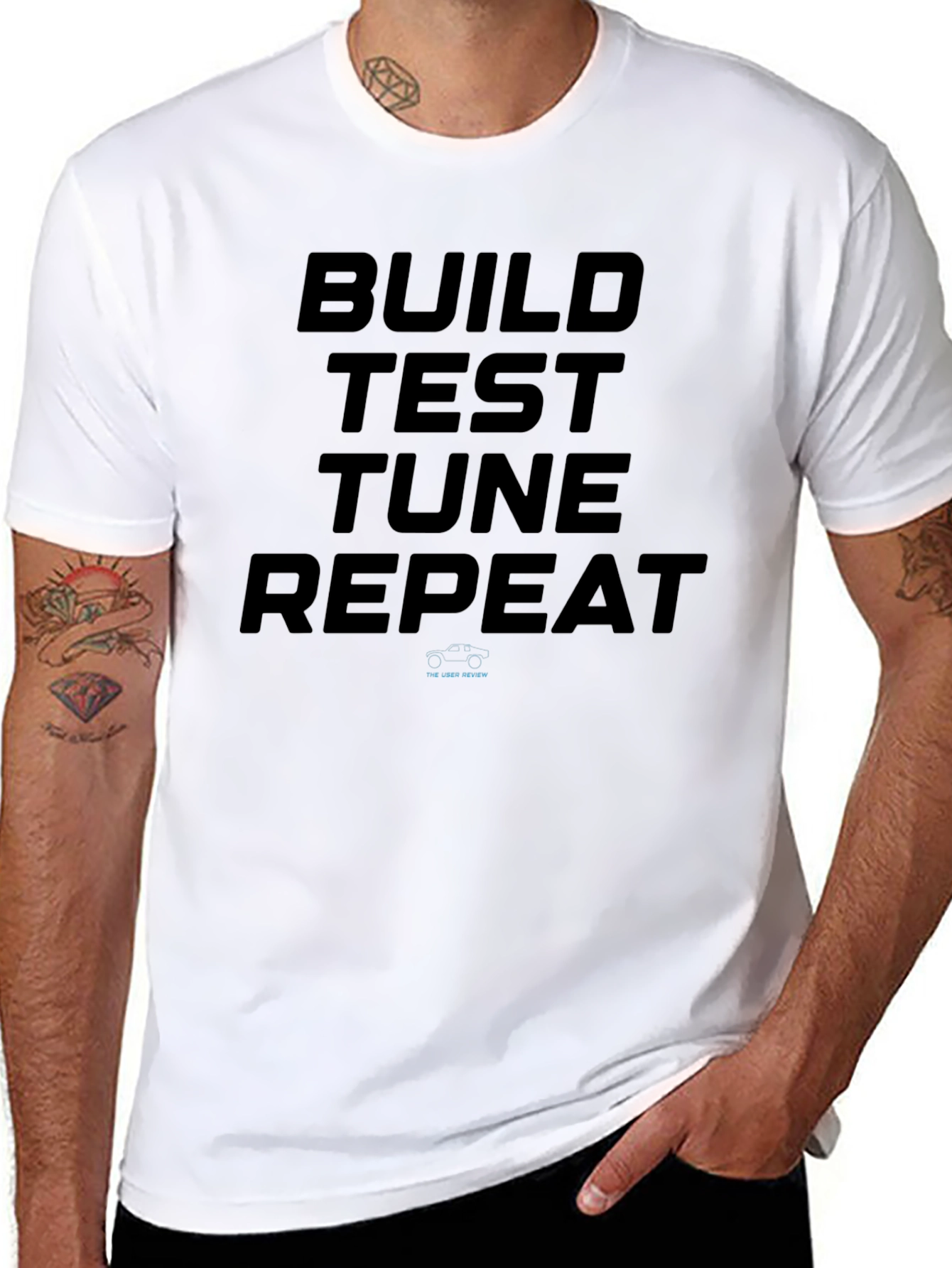 Build Test Tune Repeat Graphic Tee