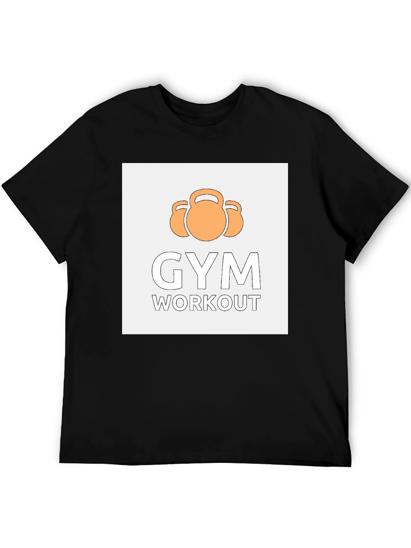 Gym Workout T-Shirt - Kettlebell Design