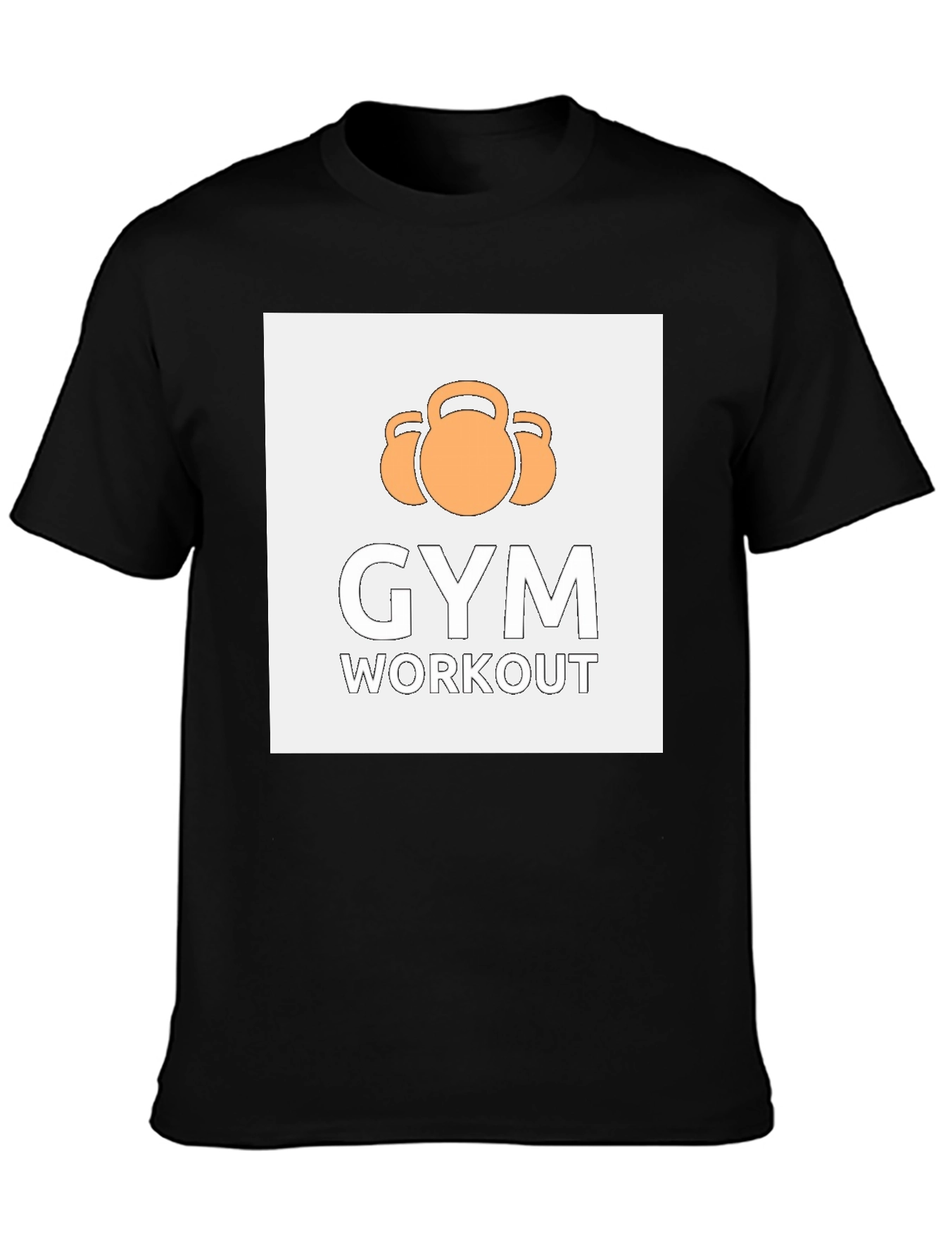 Gym Workout T-Shirt - Kettlebell Design