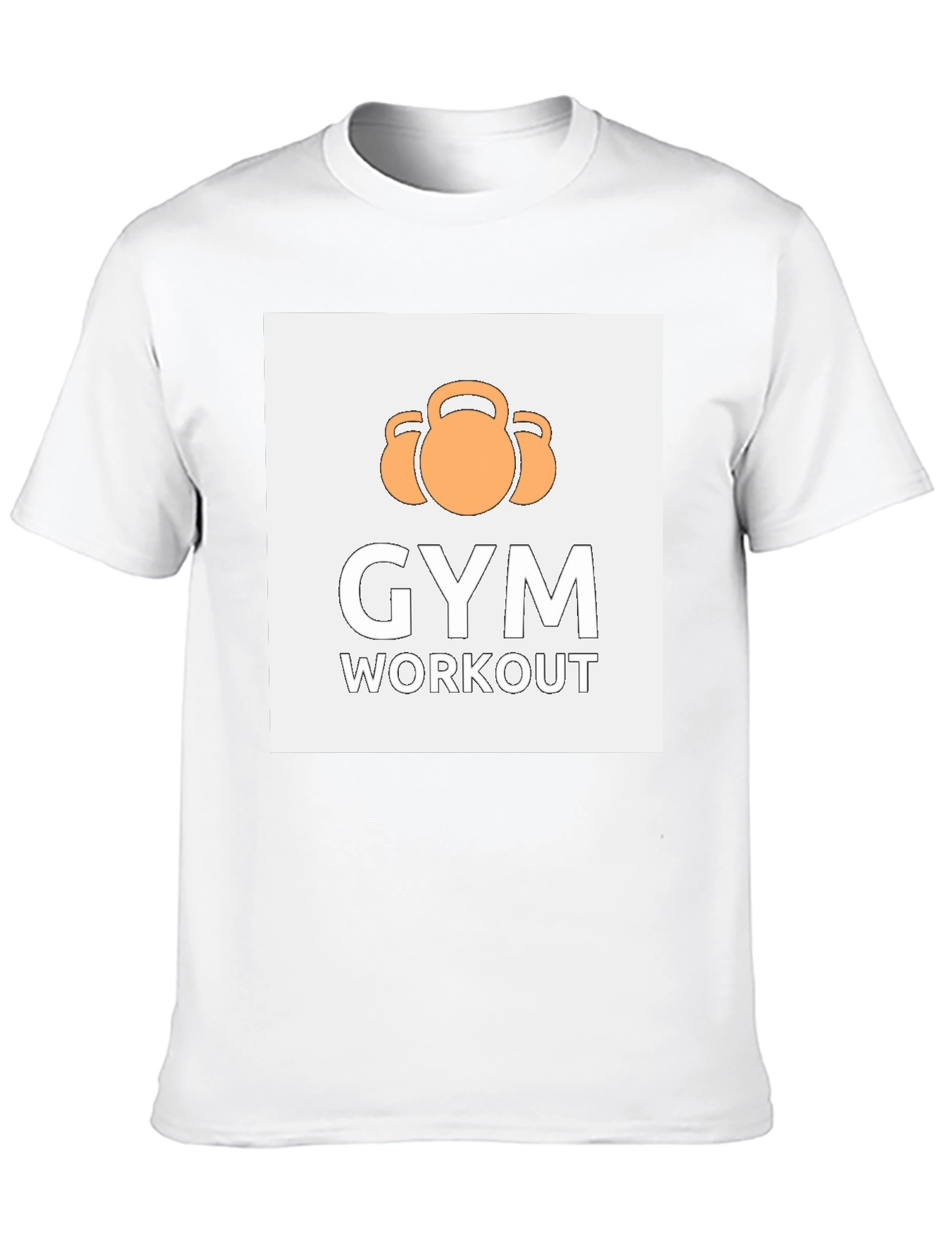 Gym Workout T-Shirt - Kettlebell Design