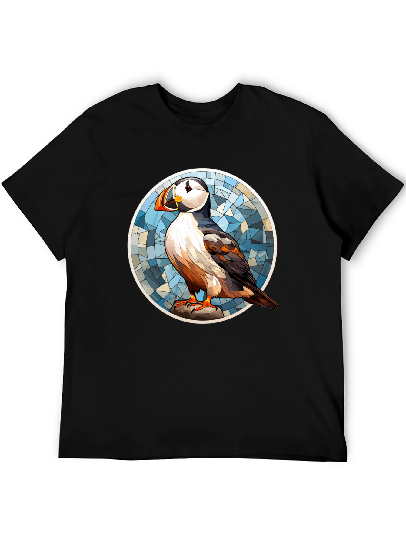 Puffin Graphic Tee - Coastal Bird Design