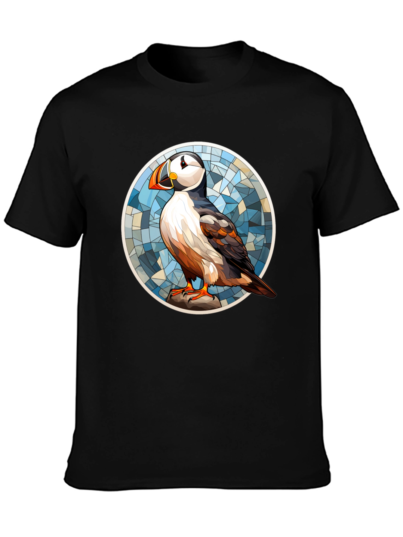 Puffin Graphic Tee - Coastal Bird Design