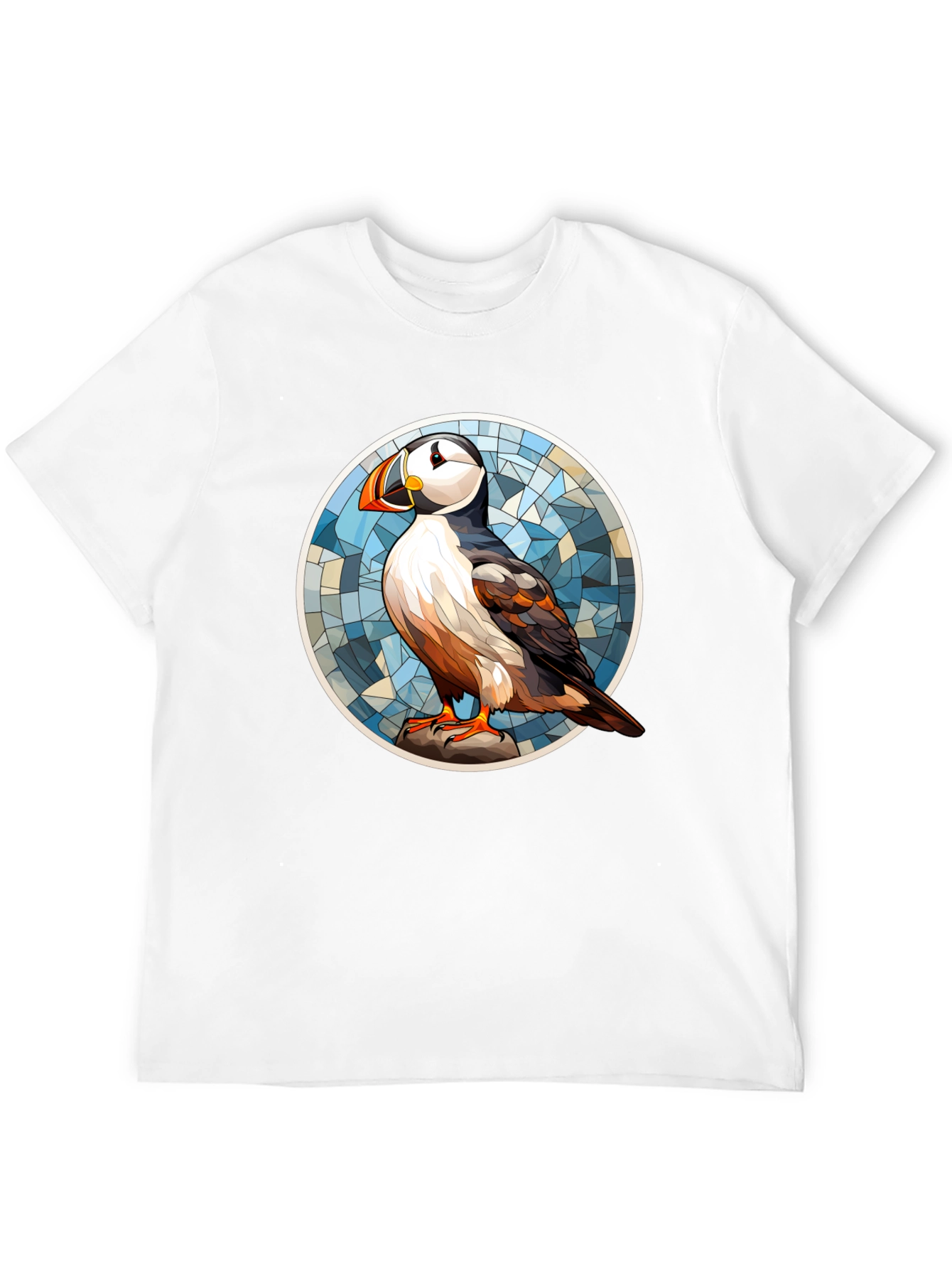 Puffin Graphic Tee - Coastal Bird Design