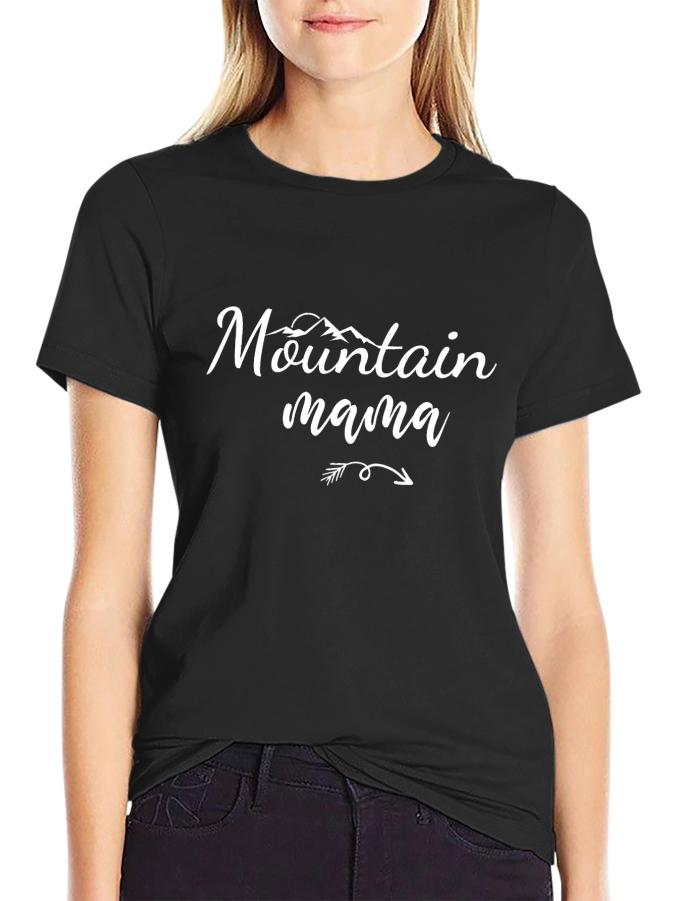 Mountain Mama Graphic Tee - Black