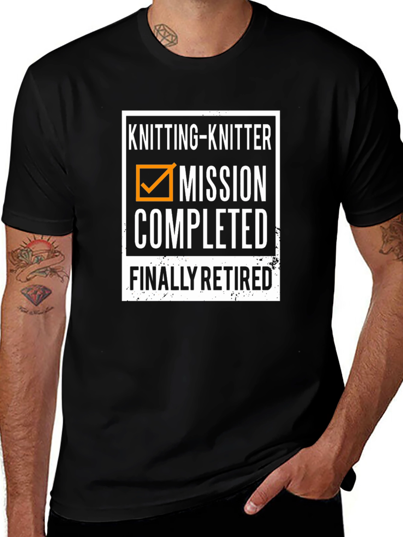 Knitting-Knitter Mission Completed T-Shirt