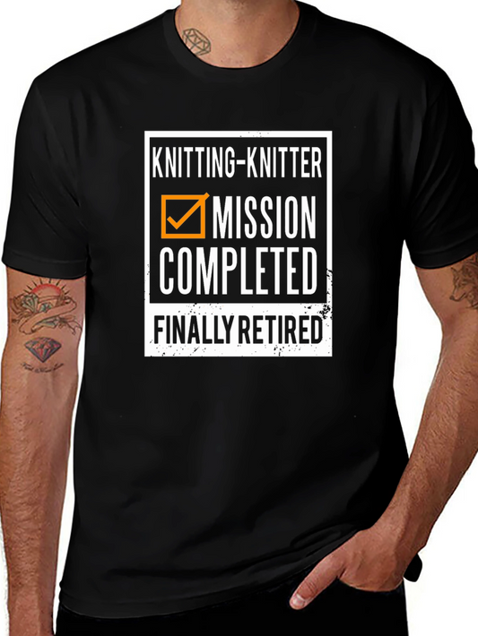 Knitting-Knitter Mission Completed T-Shirt